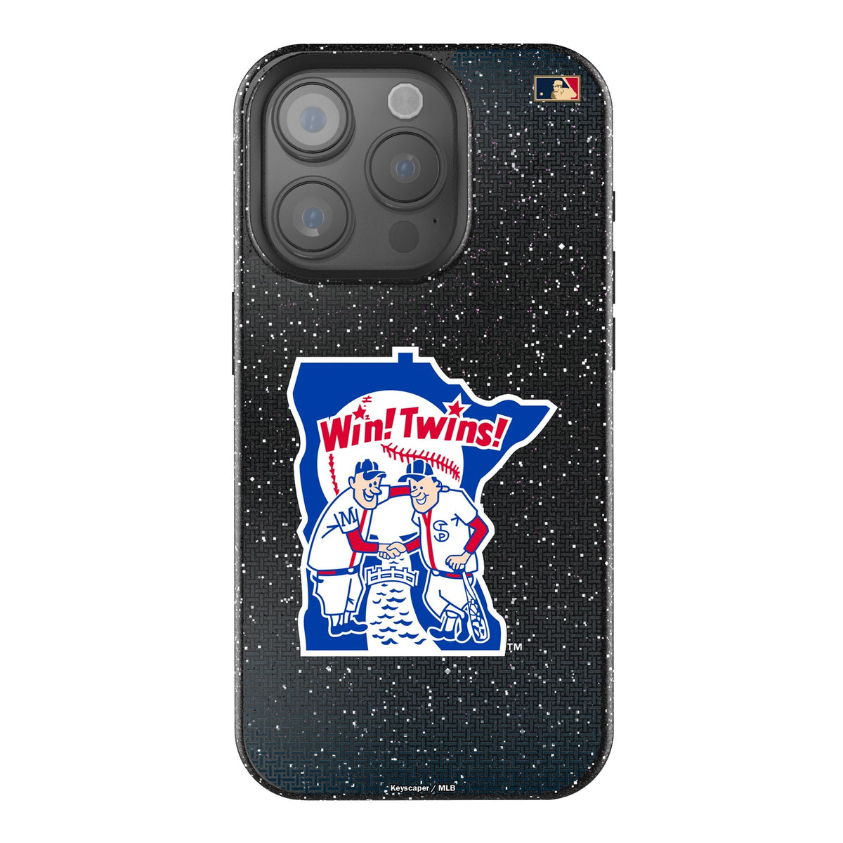 Minnesota Twins 1976-1986 - Cooperstown Collection Linen Bling Phone Case for Apple iPhone 1