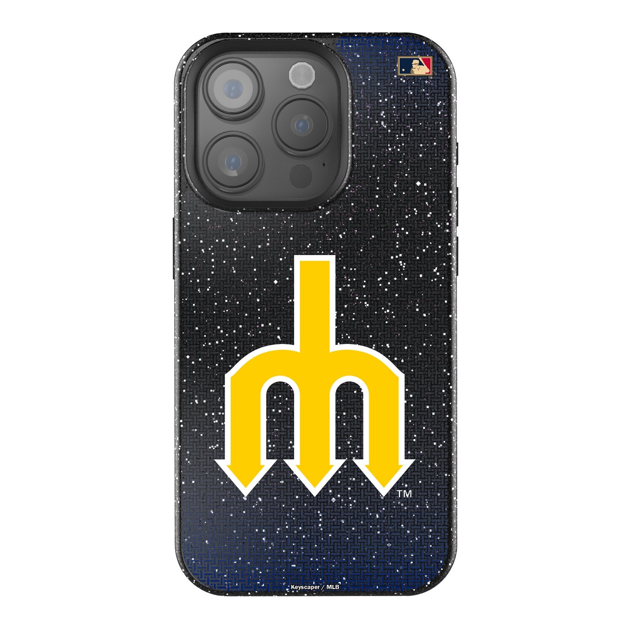 Seattle Mariners 1977-1980 - Cooperstown Collection Linen Bling Phone Case for Apple iPhone 1