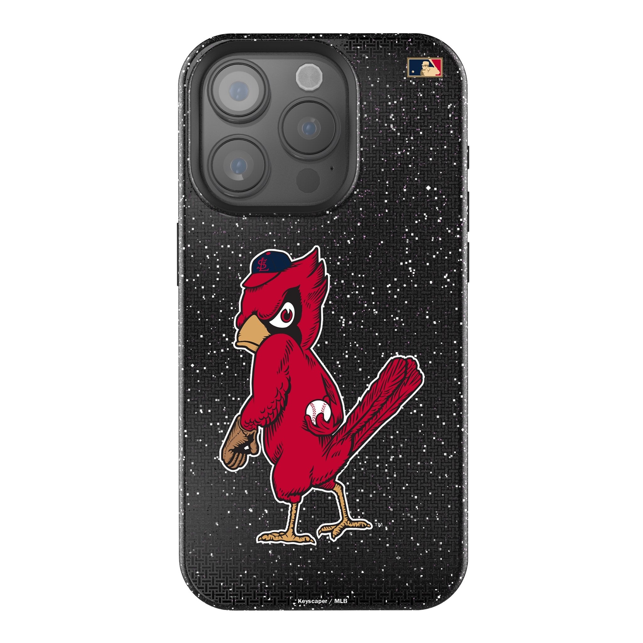 St Louis Cardinals 1950s - Cooperstown Collection Linen Bling Phone Case for Apple iPhone