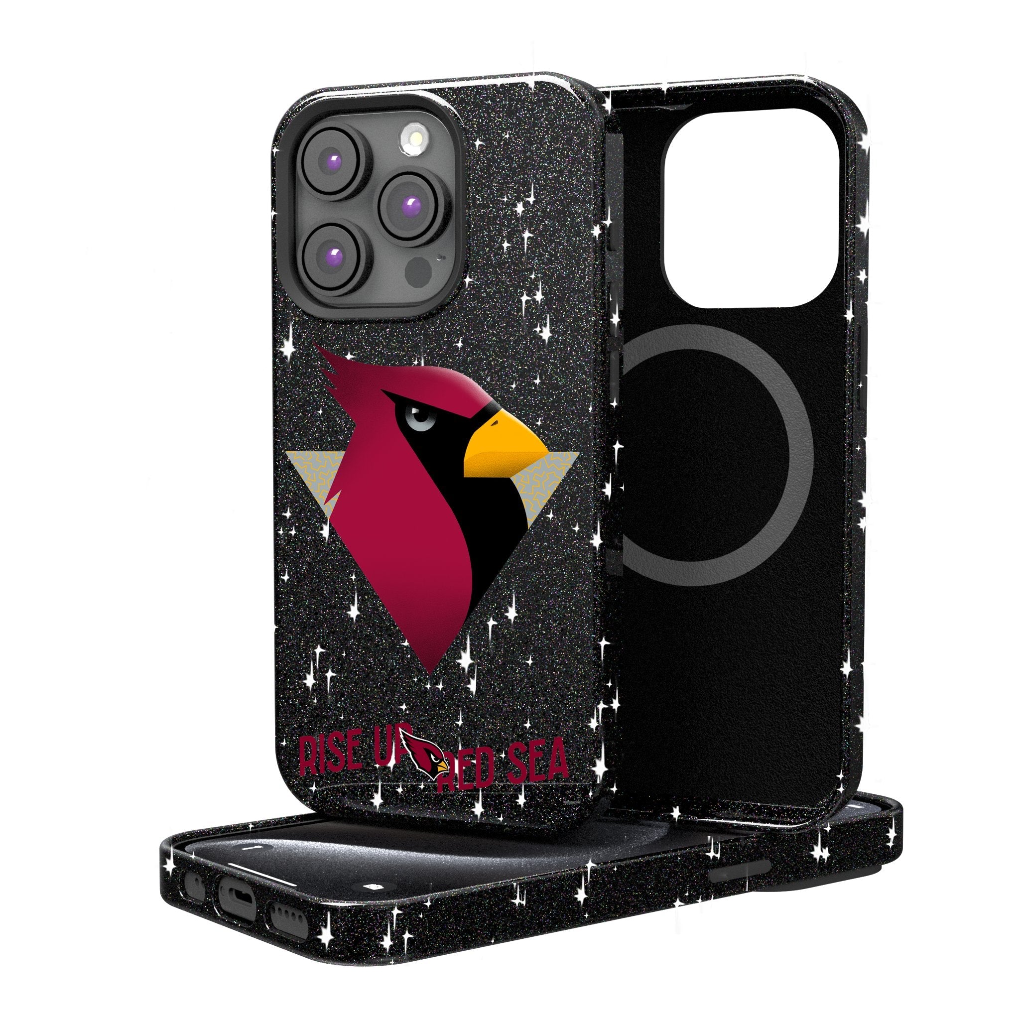 Arizona Cardinals 2024 Illustrated Limited Edition Bling Phone Case