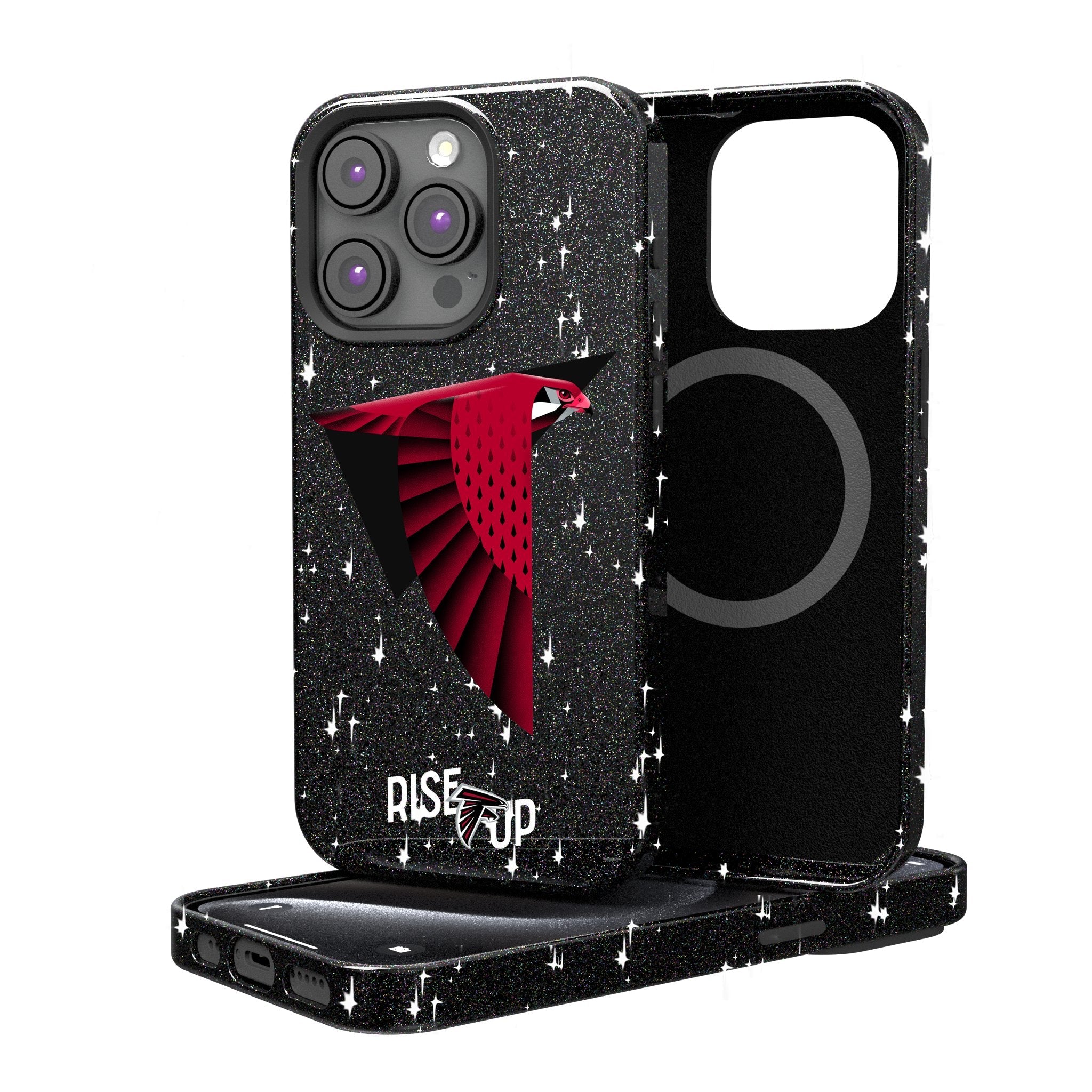 Atlanta Falcons 2024 Illustrated Limited Edition Bling Phone Case 1