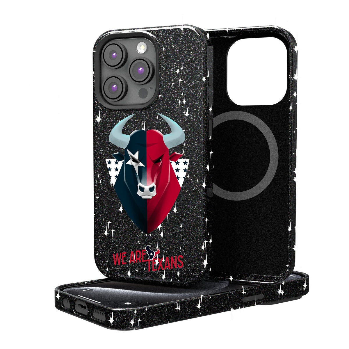 Houston Texans 2024 Illustrated Limited Edition Bling Phone Case 1