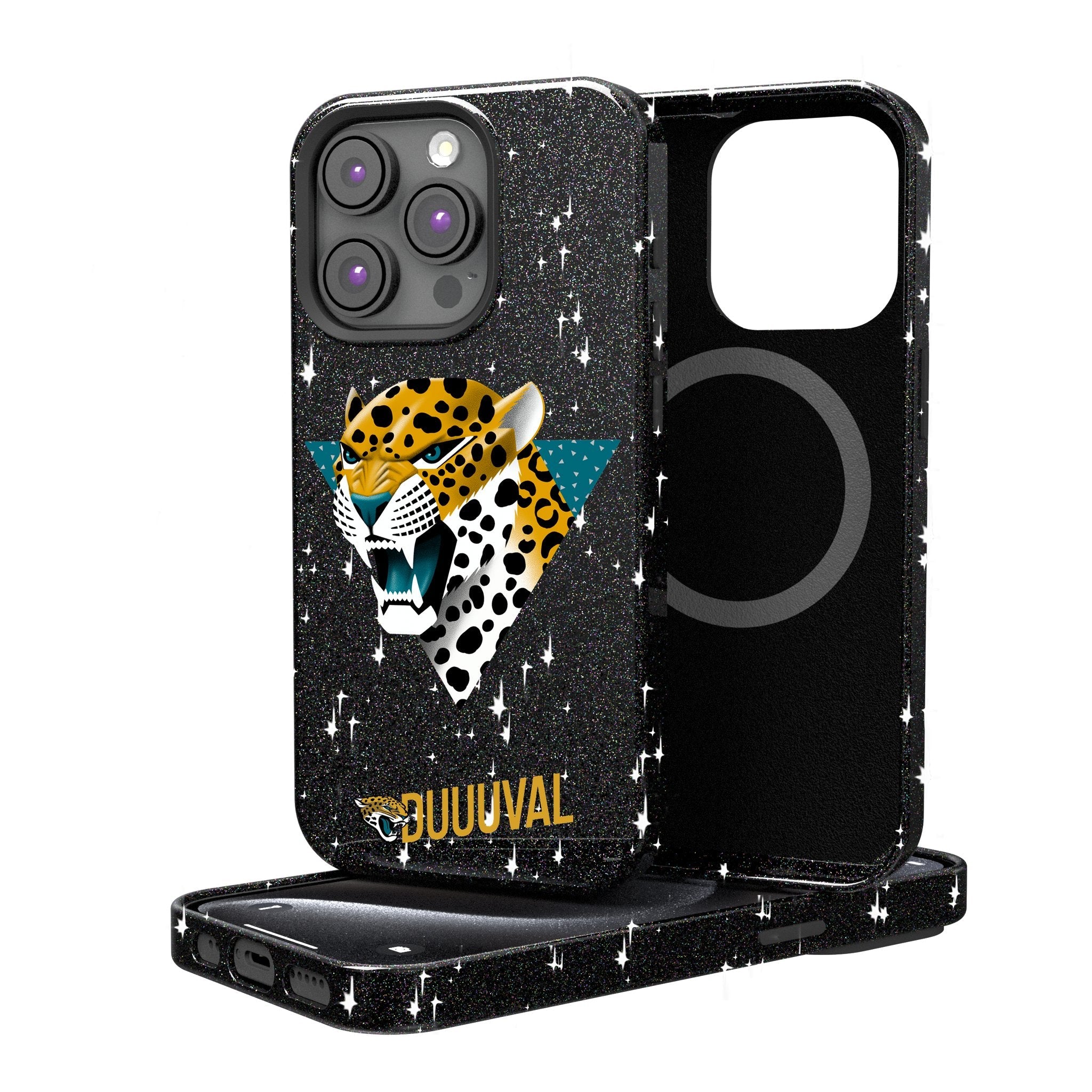 Jacksonville Jaguars 2024 Illustrated Limited Edition Bling Phone Case