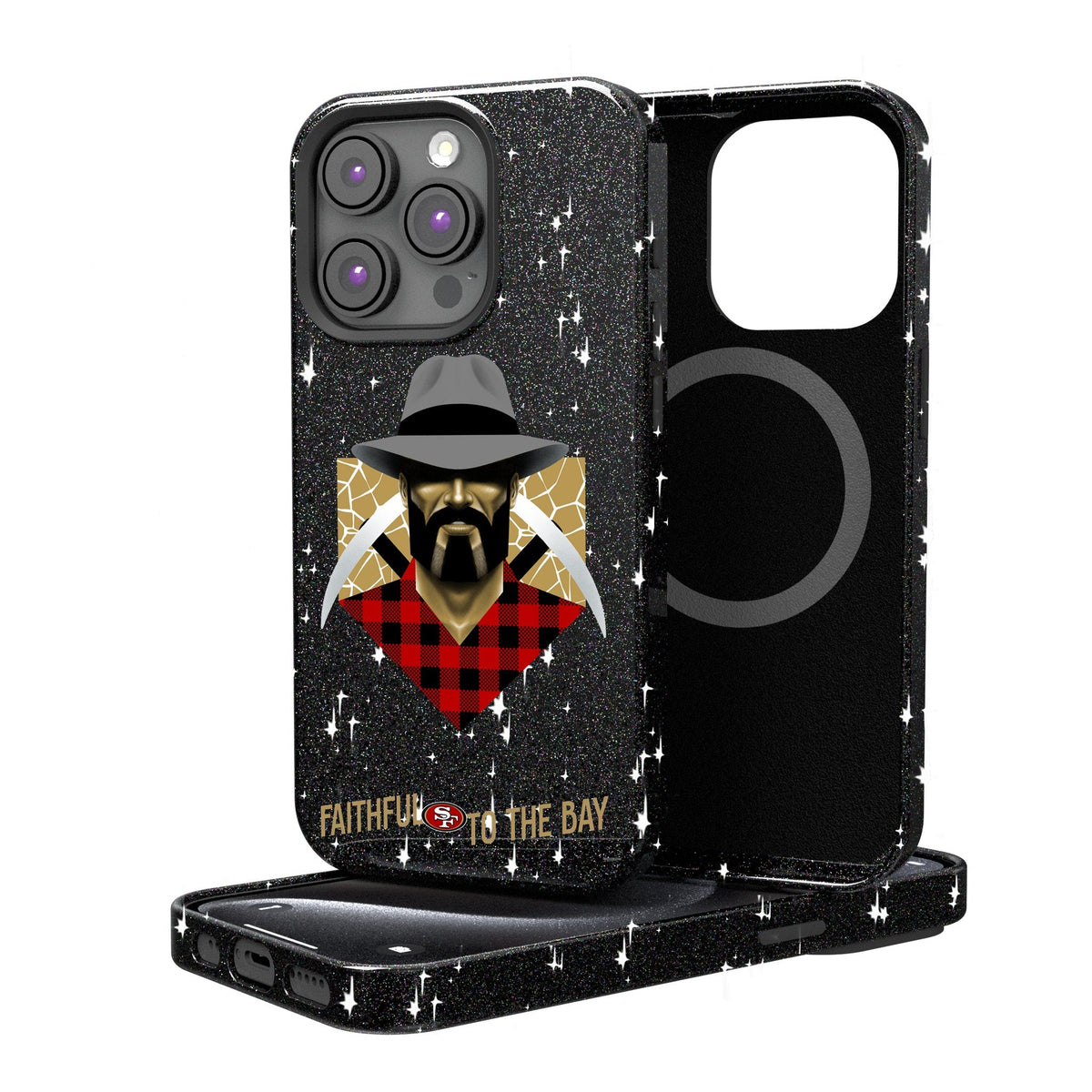 San Francisco 49ers 2024 Illustrated Limited Edition Bling Phone Case 1