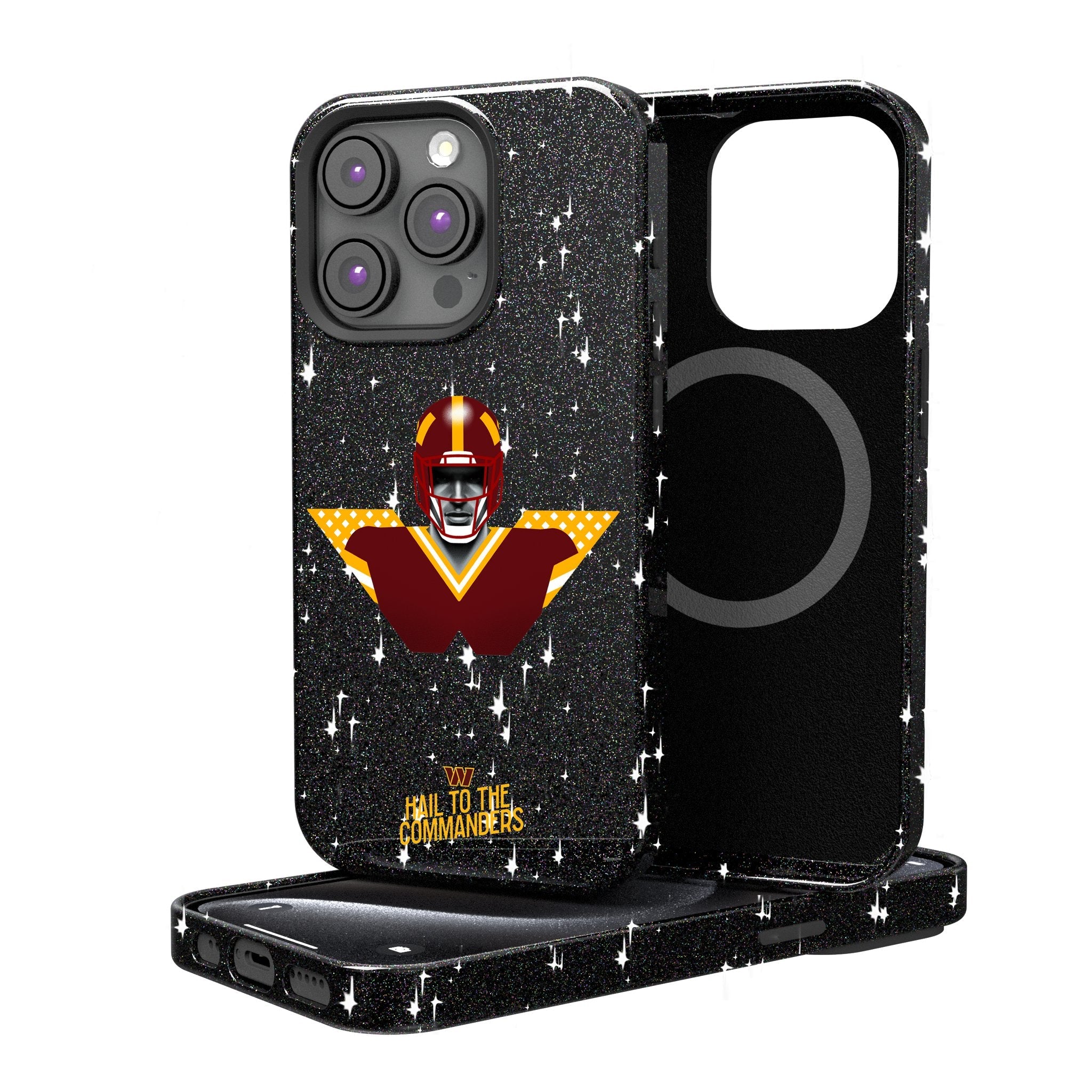 Washington Commanders 2024 Illustrated Limited Edition Bling Phone Case 1