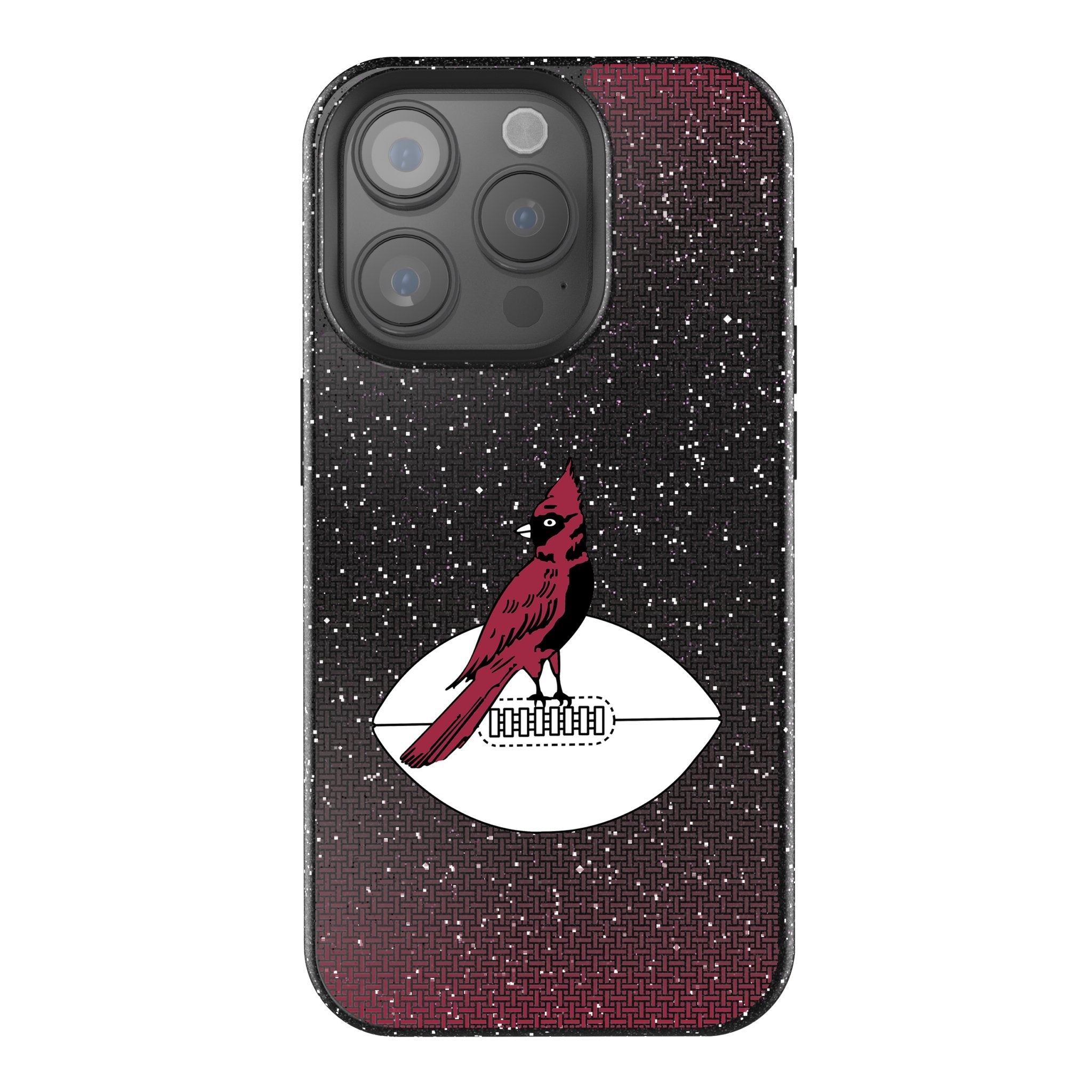 Chicago Cardinals 1947-1959 Historic Collection Linen Bling Phone Case for Apple iPhone