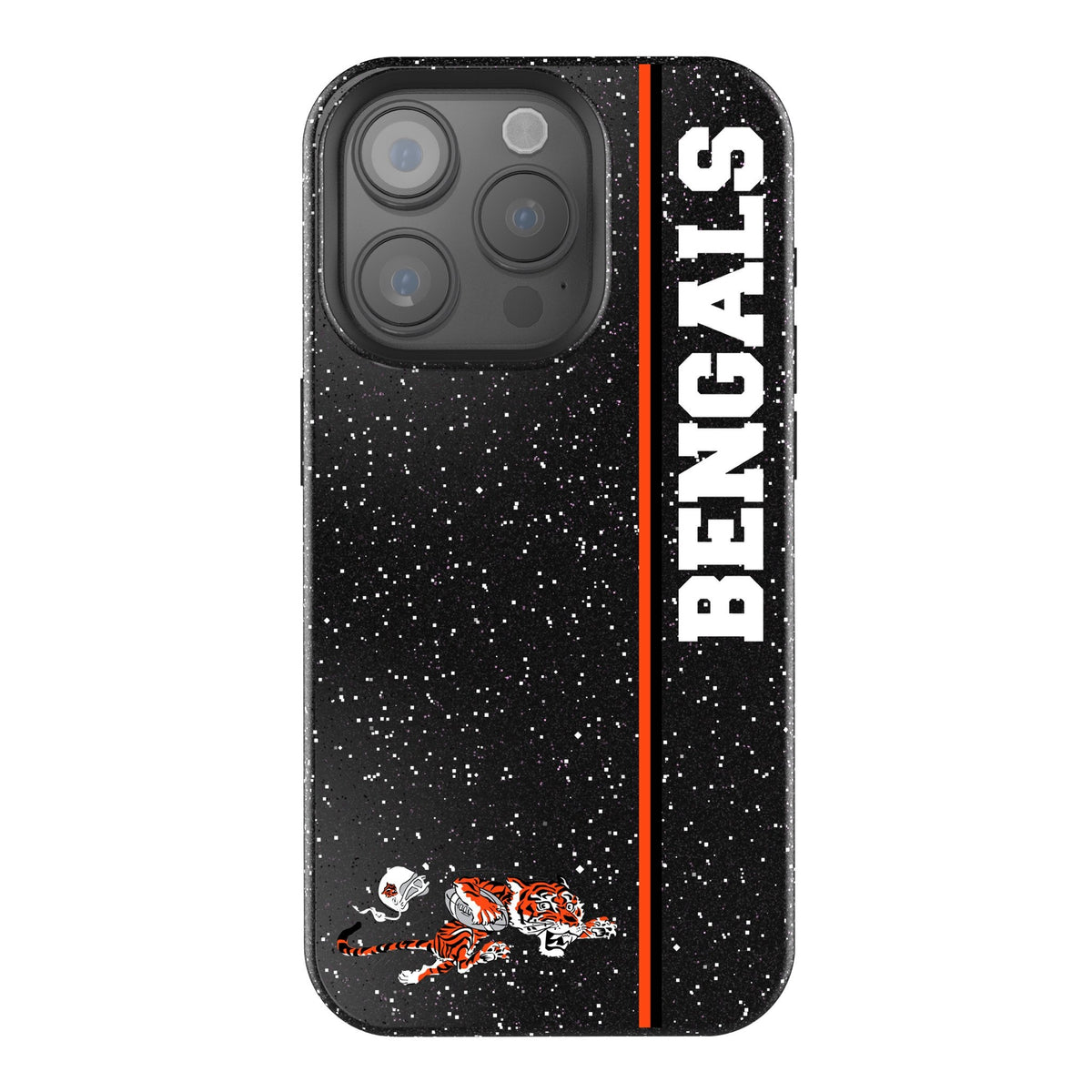 Cincinnati Bengals Historic Collection Sidebar Bling Phone Case 1