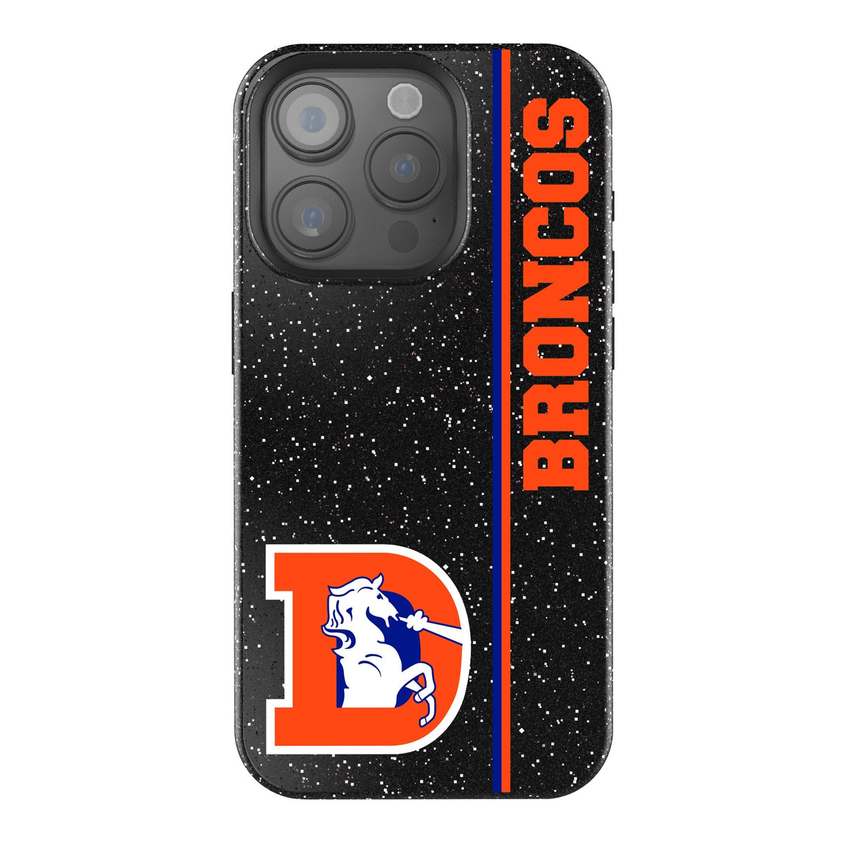 Denver Broncos 1993-1996 Historic Collection Sidebar Bling Phone Case 1