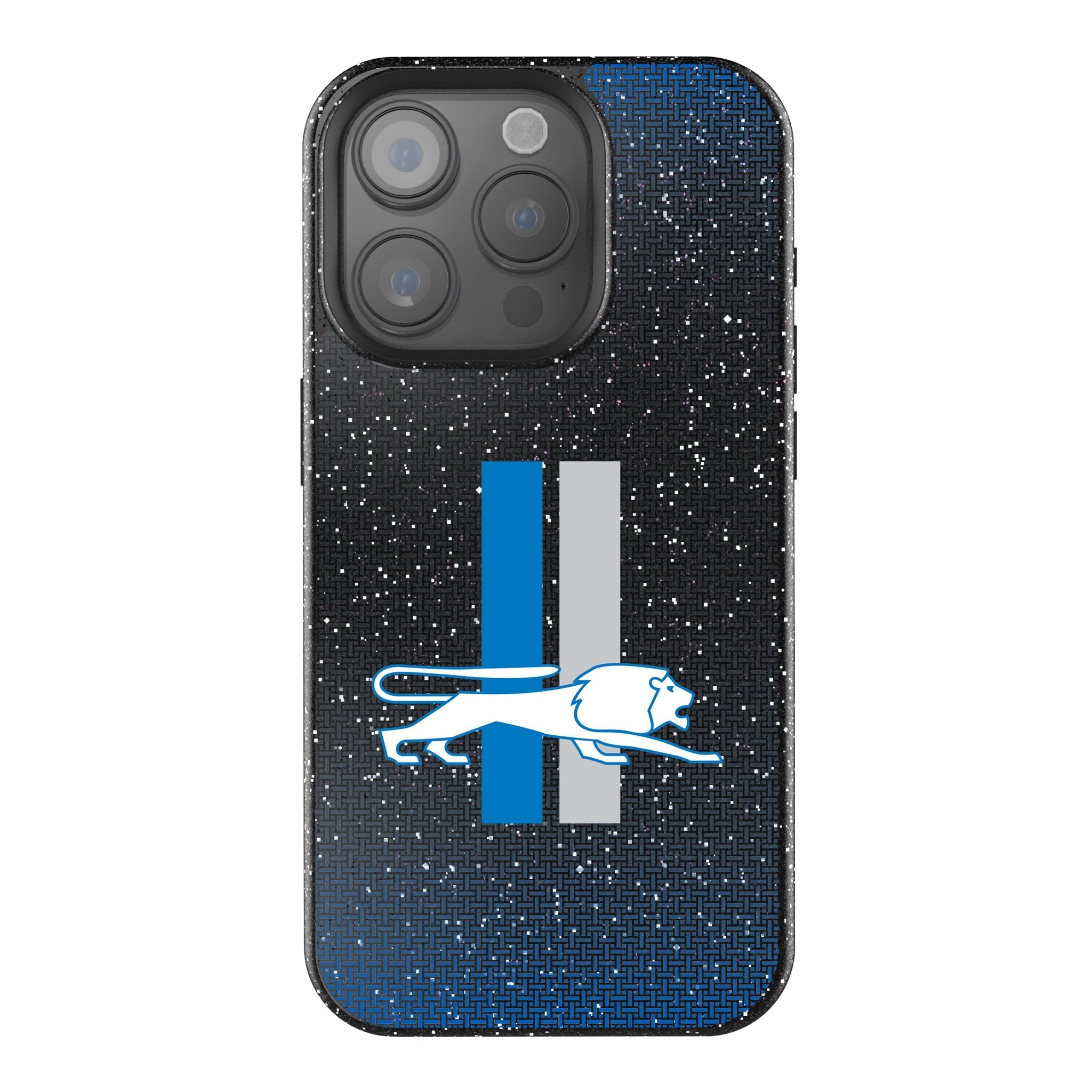 Detroit Lions Retro Linen Bling Phone Case for Apple iPhone 1