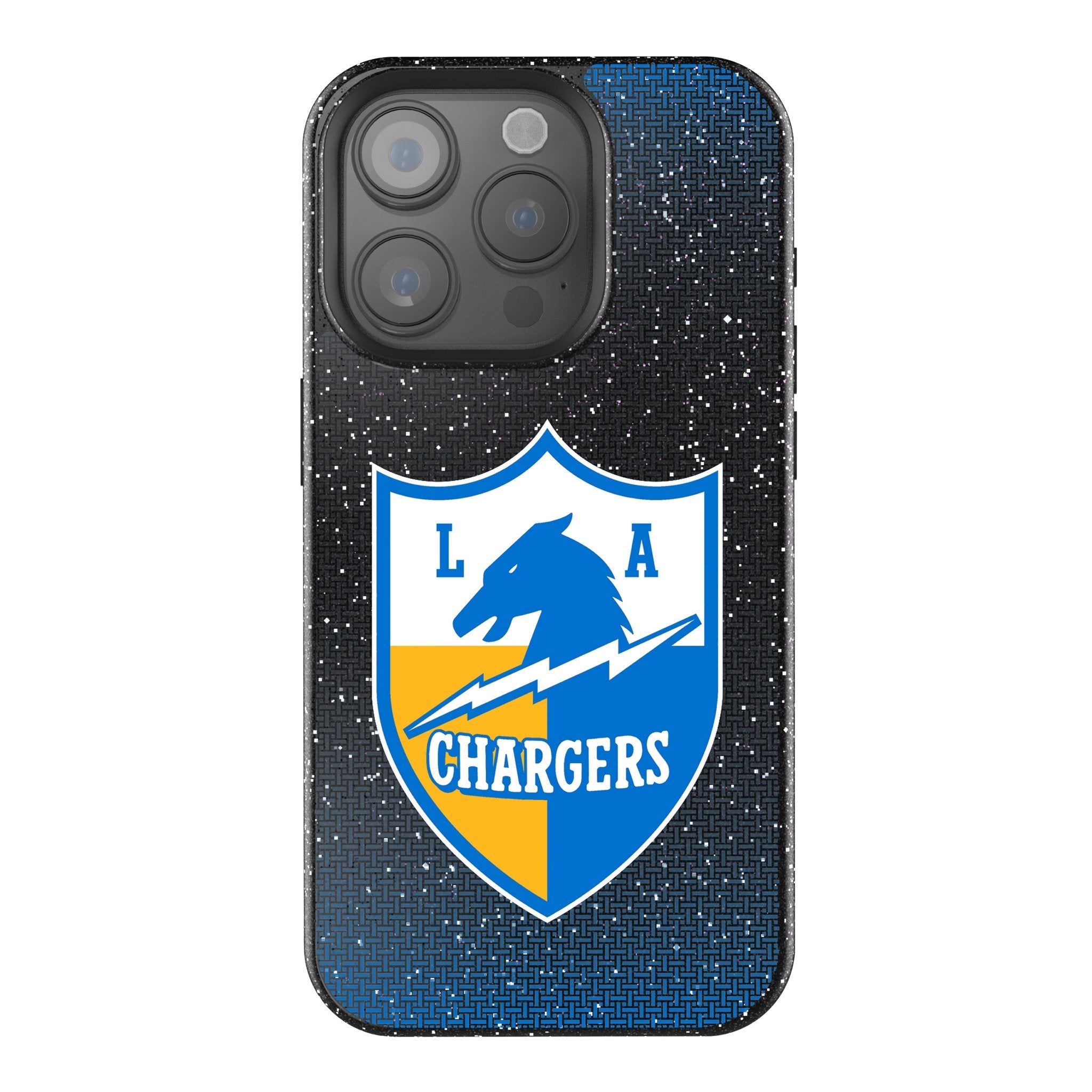 Los Angeles Chargers Historic Collection Linen Bling Phone Case for Apple iPhone 1