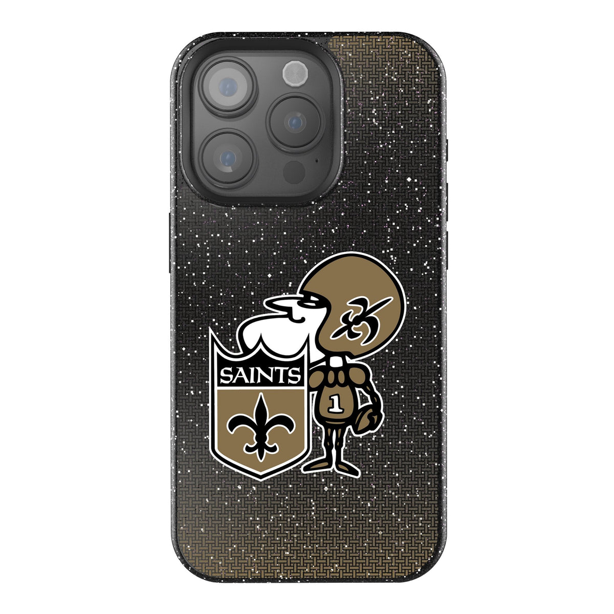 New Orleans Saints Historic Collection Linen Bling Phone Case for Apple iPhone 1