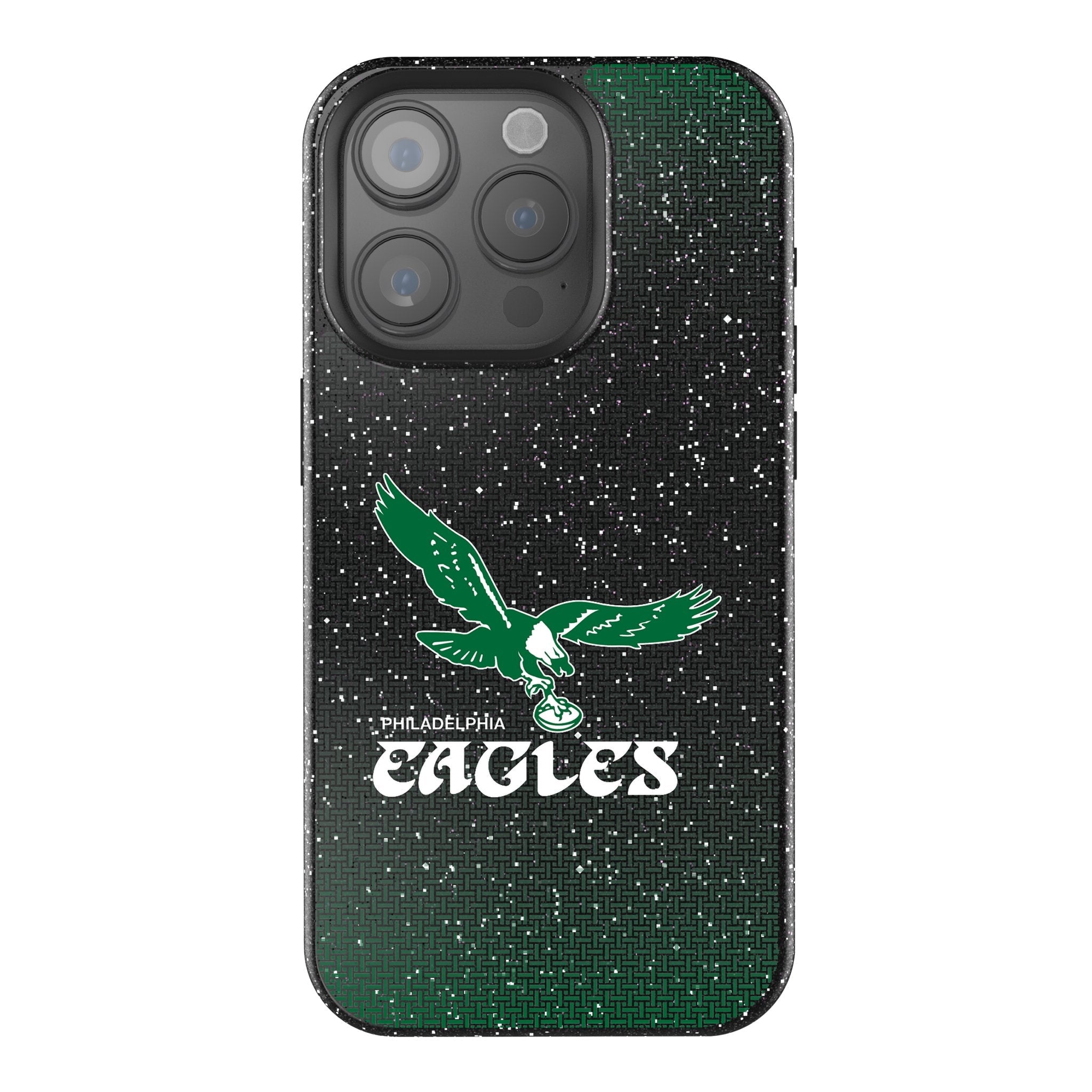 Philadelphia Eagles 1973-1995 Historic Collection Linen Bling Phone Case for Apple iPhone 1