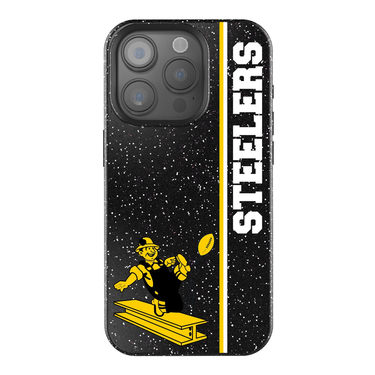 Pittsburgh Steelers 1961 Historic Collection Sidebar Bling Phone Case 1