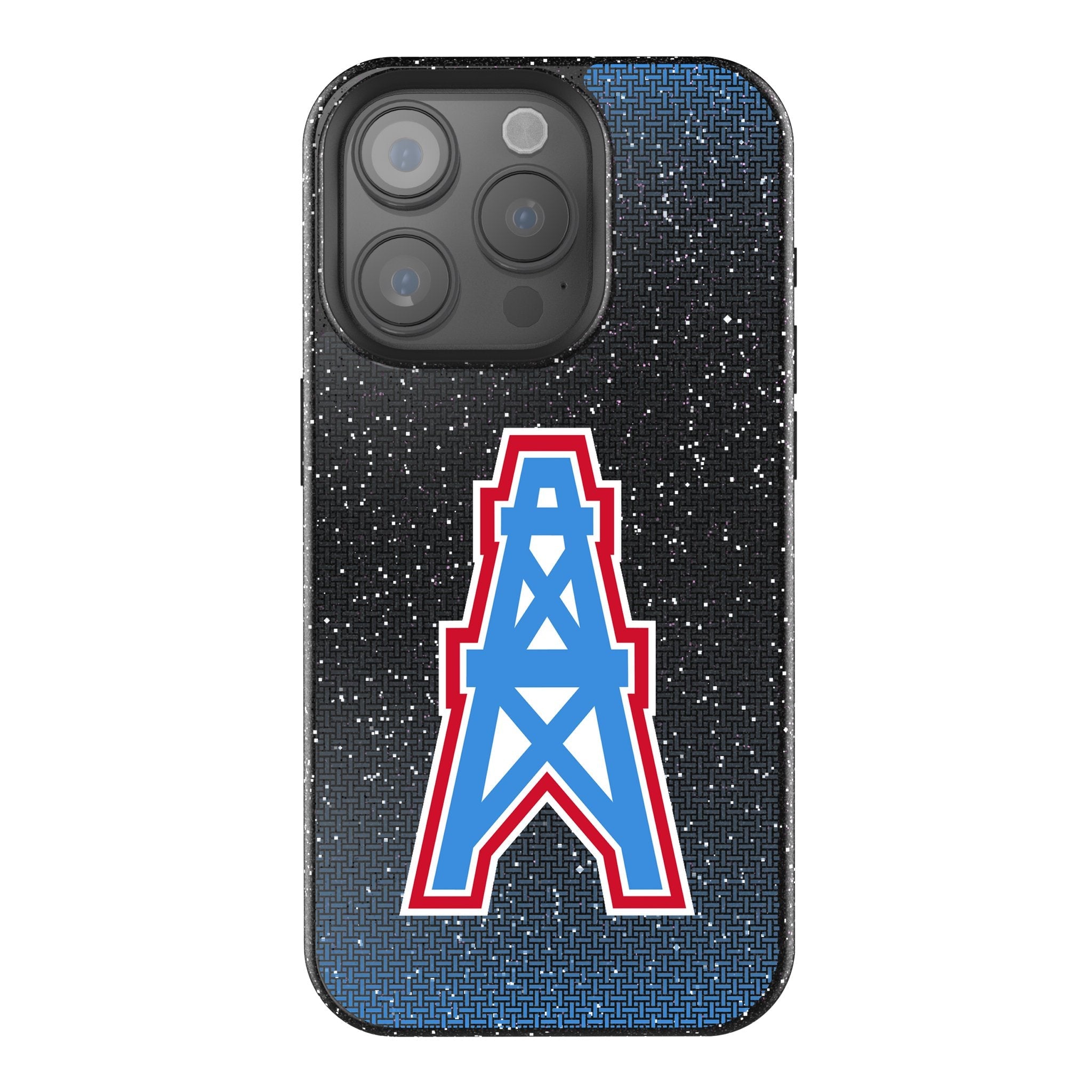 Houston Oilers Historic Collection Linen Bling Phone Case for Apple iPhone 1