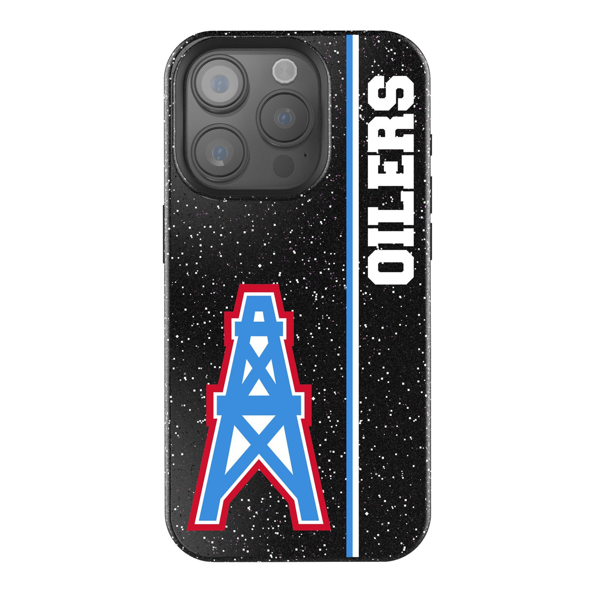Houston Oilers Historic Collection Sidebar Bling Phone Case 1