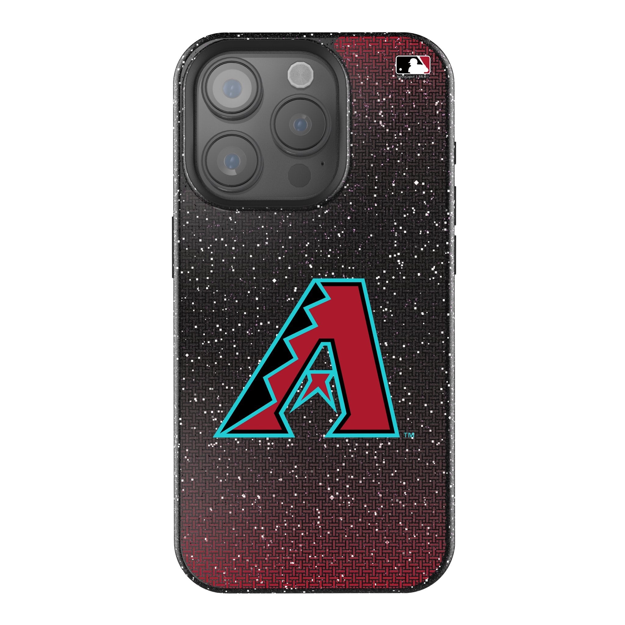 Arizona Diamondbacks Linen Bling Phone Case for Apple iPhone