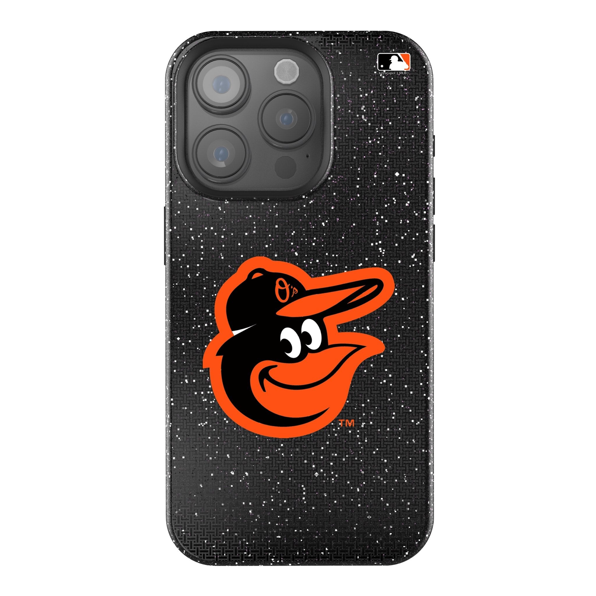 Baltimore Orioles Linen Bling Phone Case for Apple iPhone