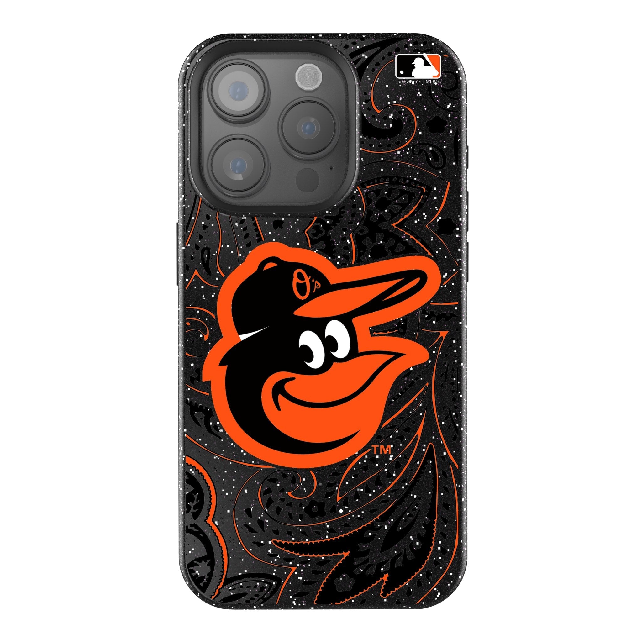 Baltimore Orioles Paisley Bling Phone Case