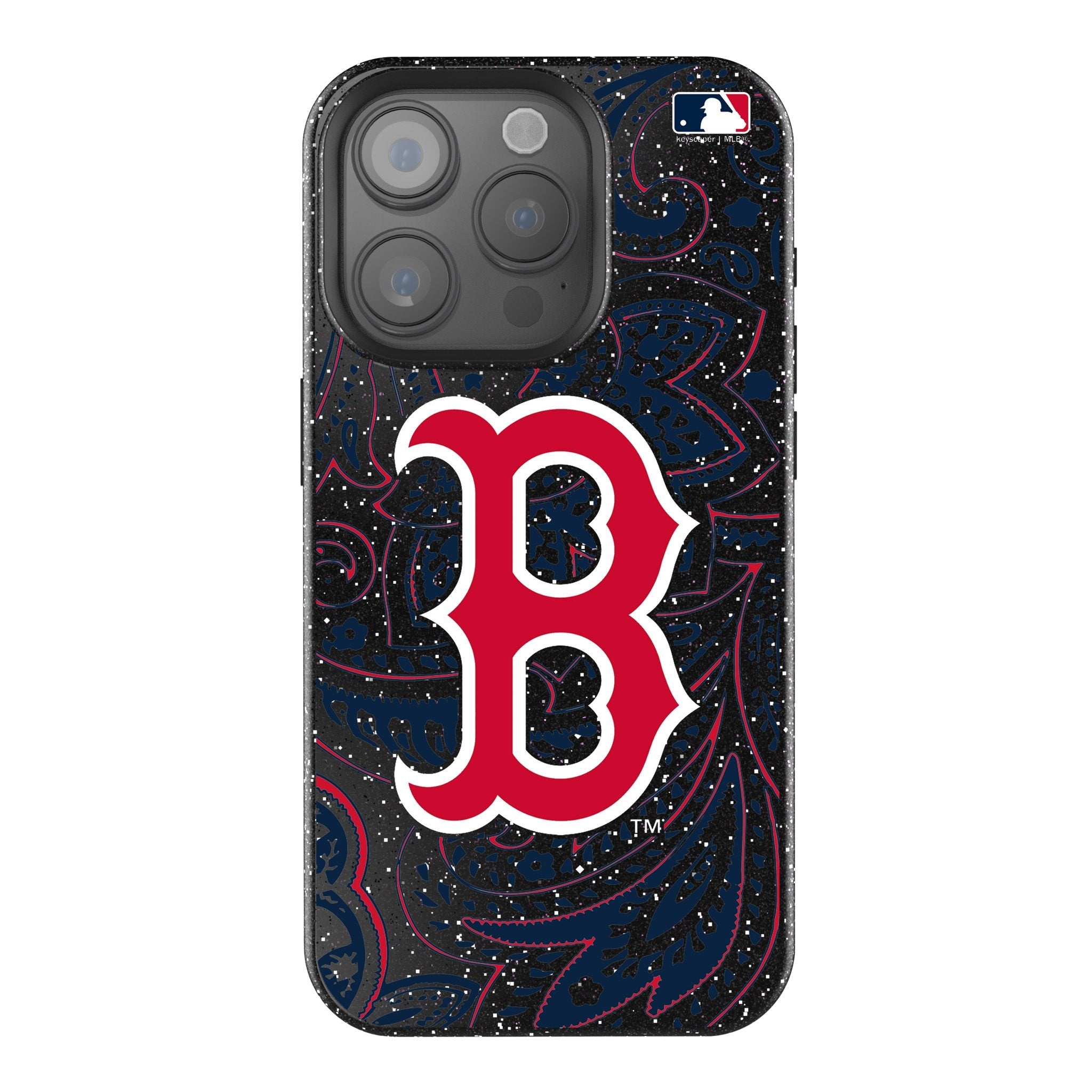 Boston Red Sox Paisley Bling Phone Case 1