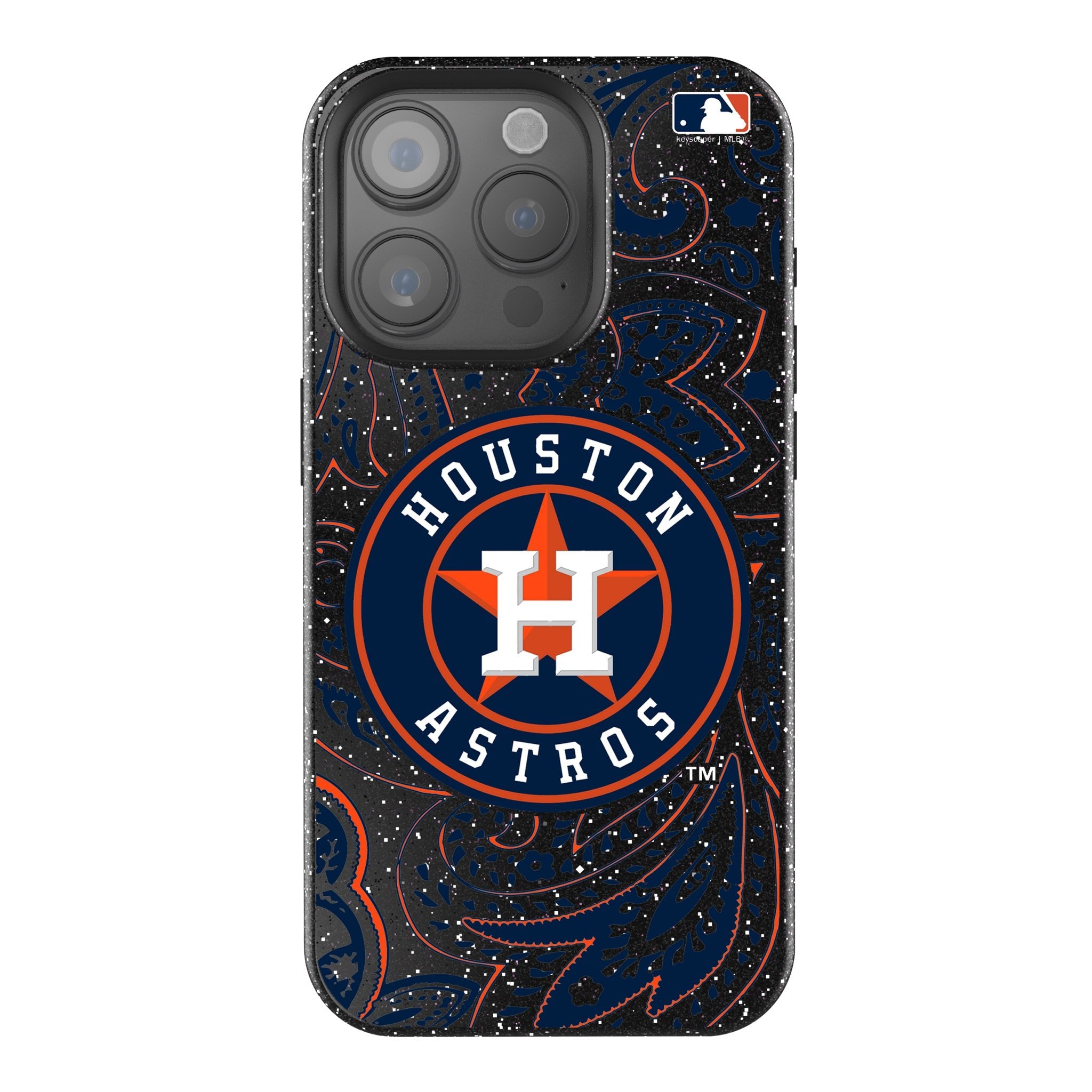 Houston Astros Paisley Bling Phone Case 1