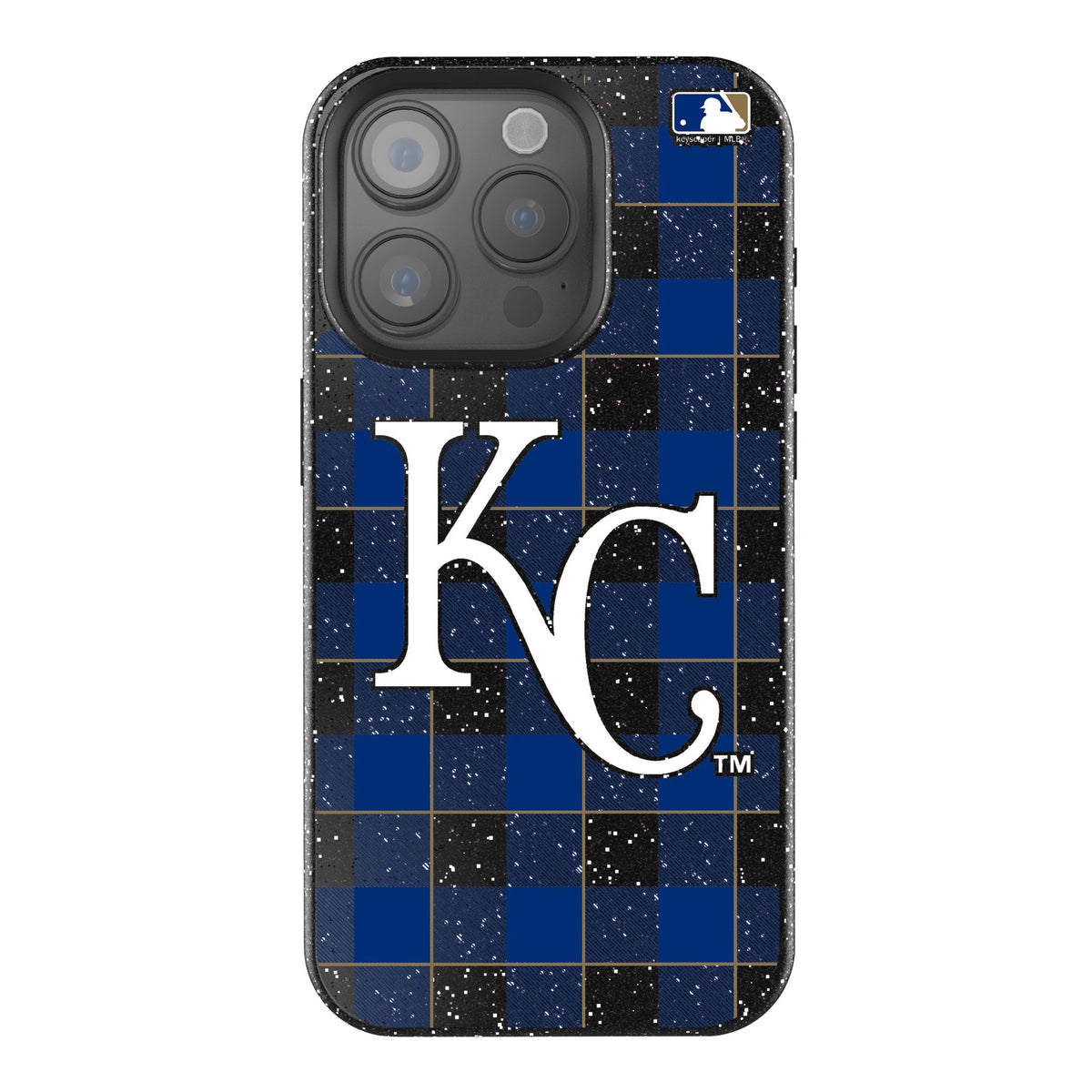 Kansas City Royals Plaid Bling Phone Case 1