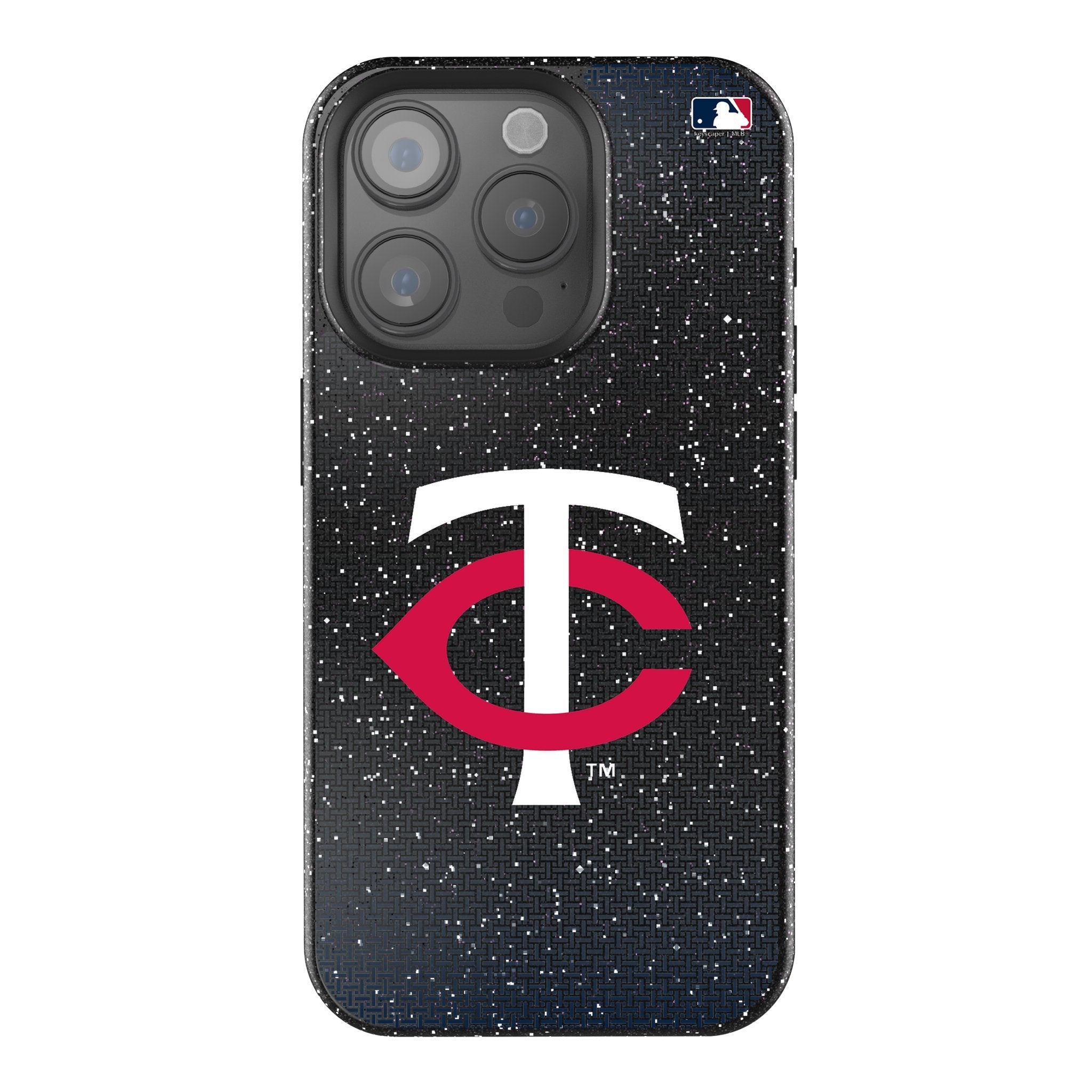 Minnesota Twins Linen Bling Phone Case for Apple iPhone 1
