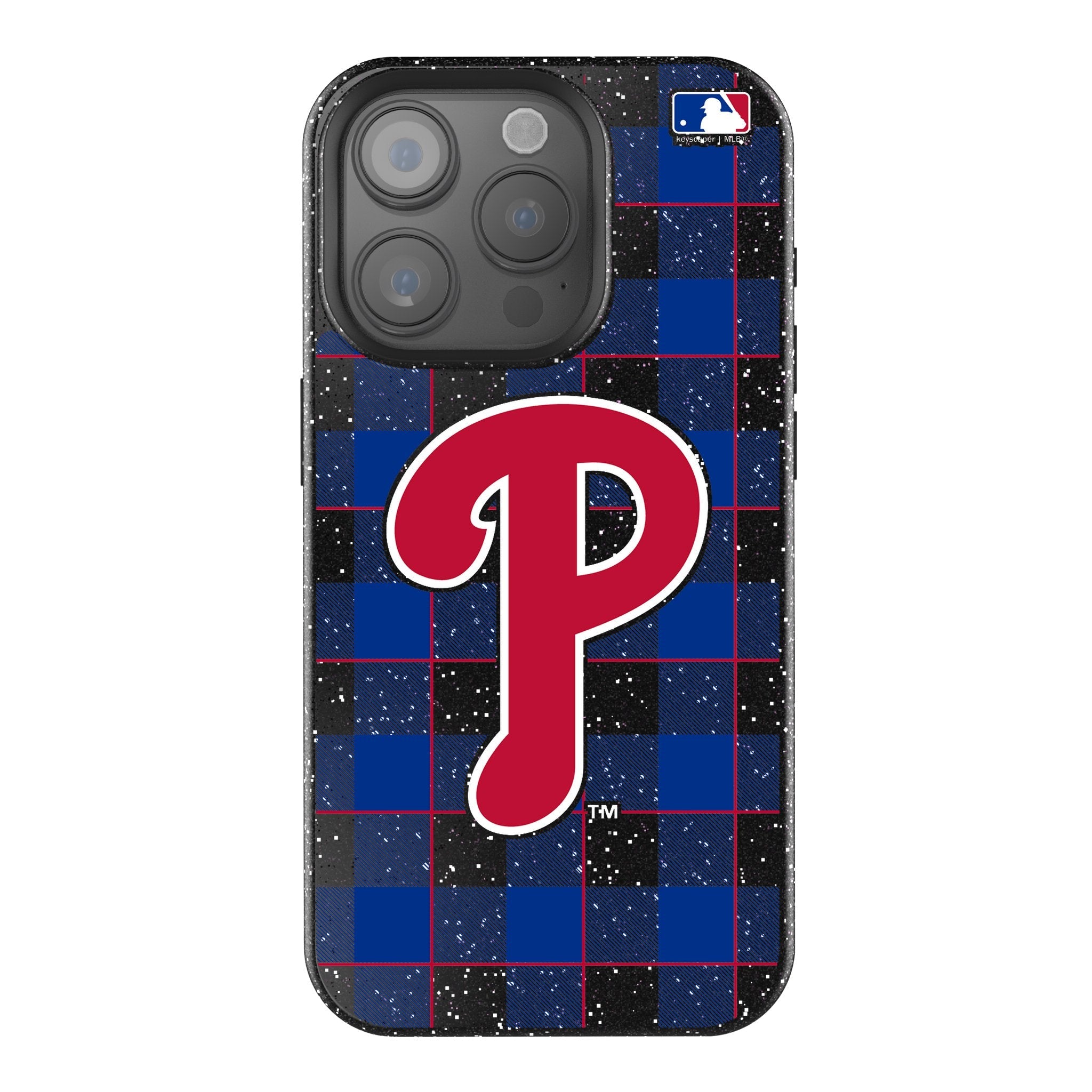 Philadelphia Phillies Plaid Bling Phone Case 1