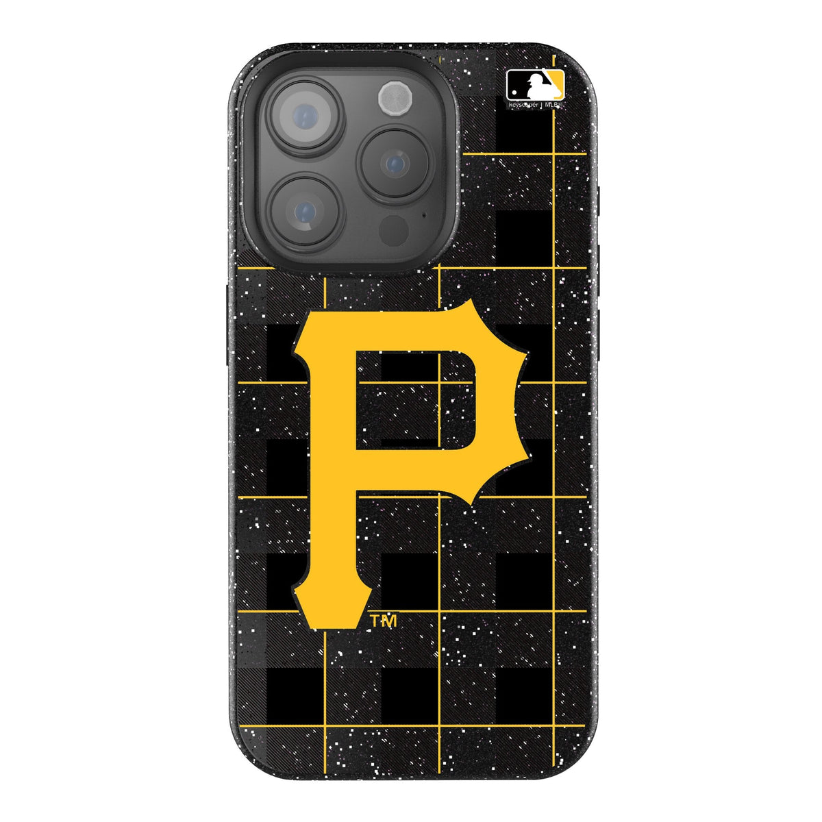 Pittsburgh Pirates Plaid Bling Phone Case 1
