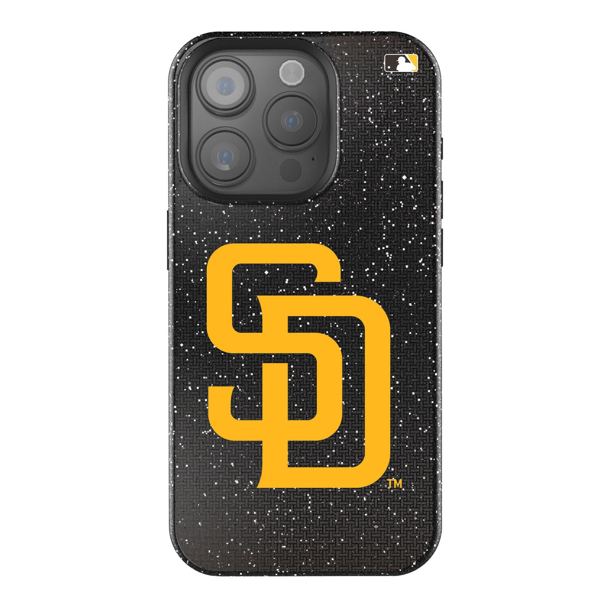 San Diego Padres Linen Bling Phone Case for Apple iPhone