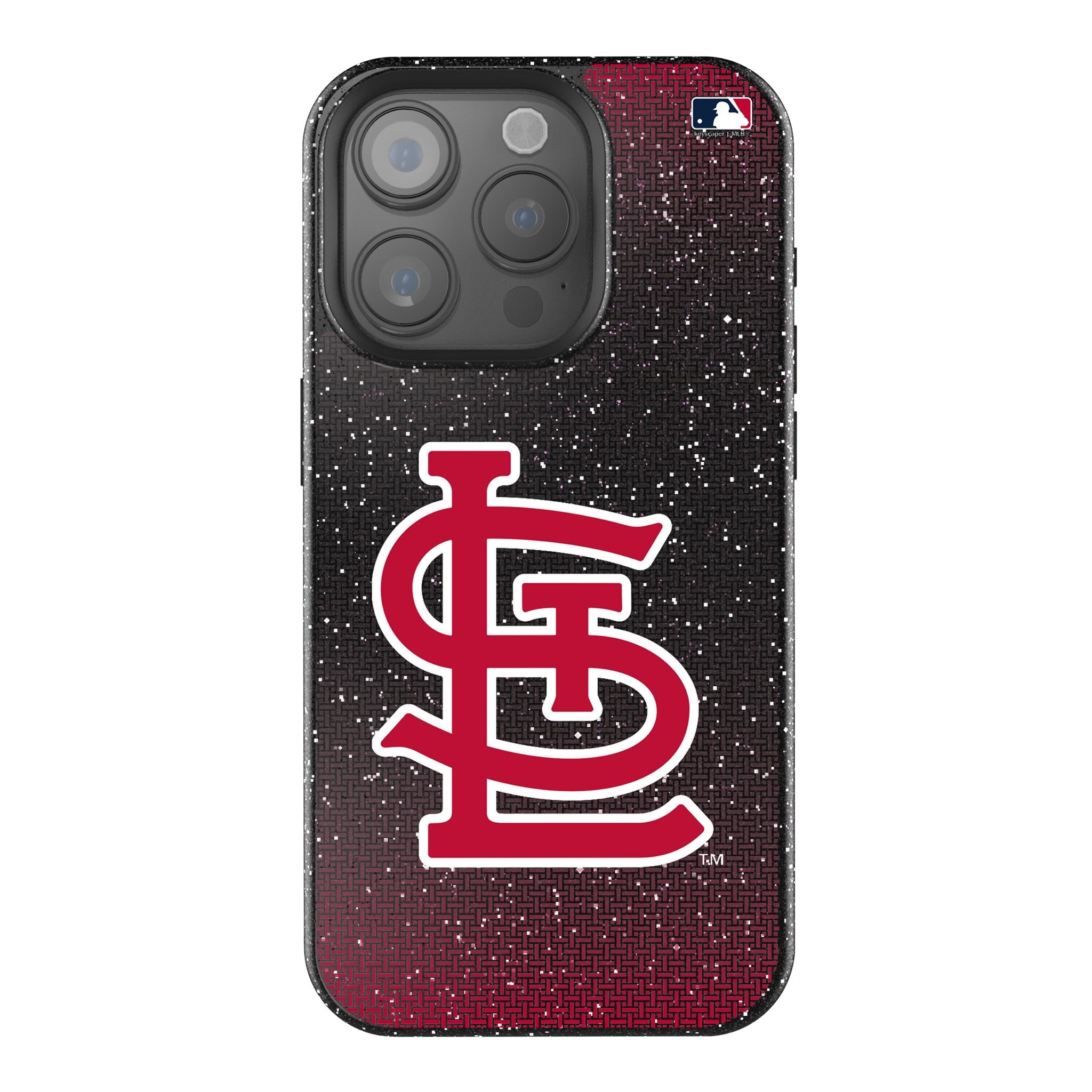 St Louis Cardinals Linen Bling Phone Case for Apple iPhone