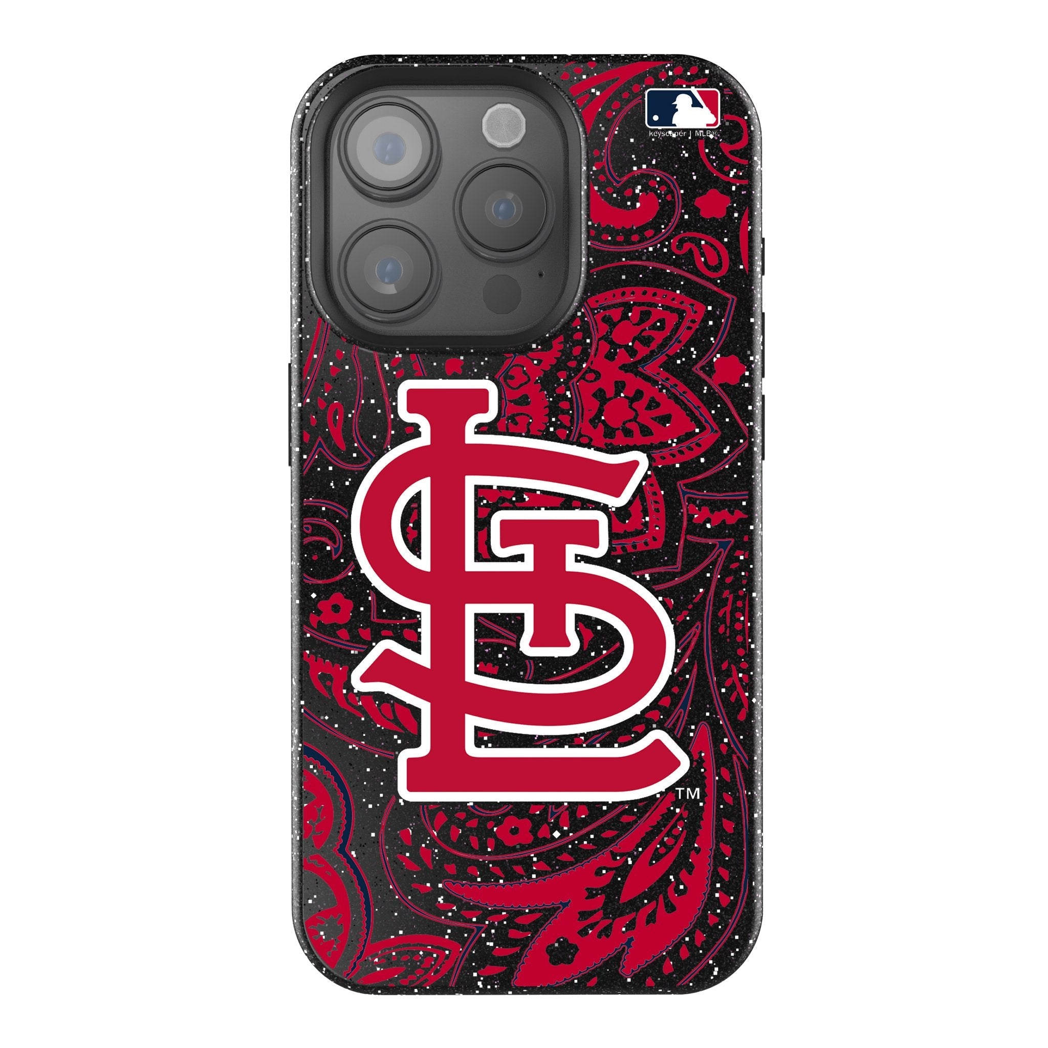 St Louis Cardinals Paisley Bling Phone Case
