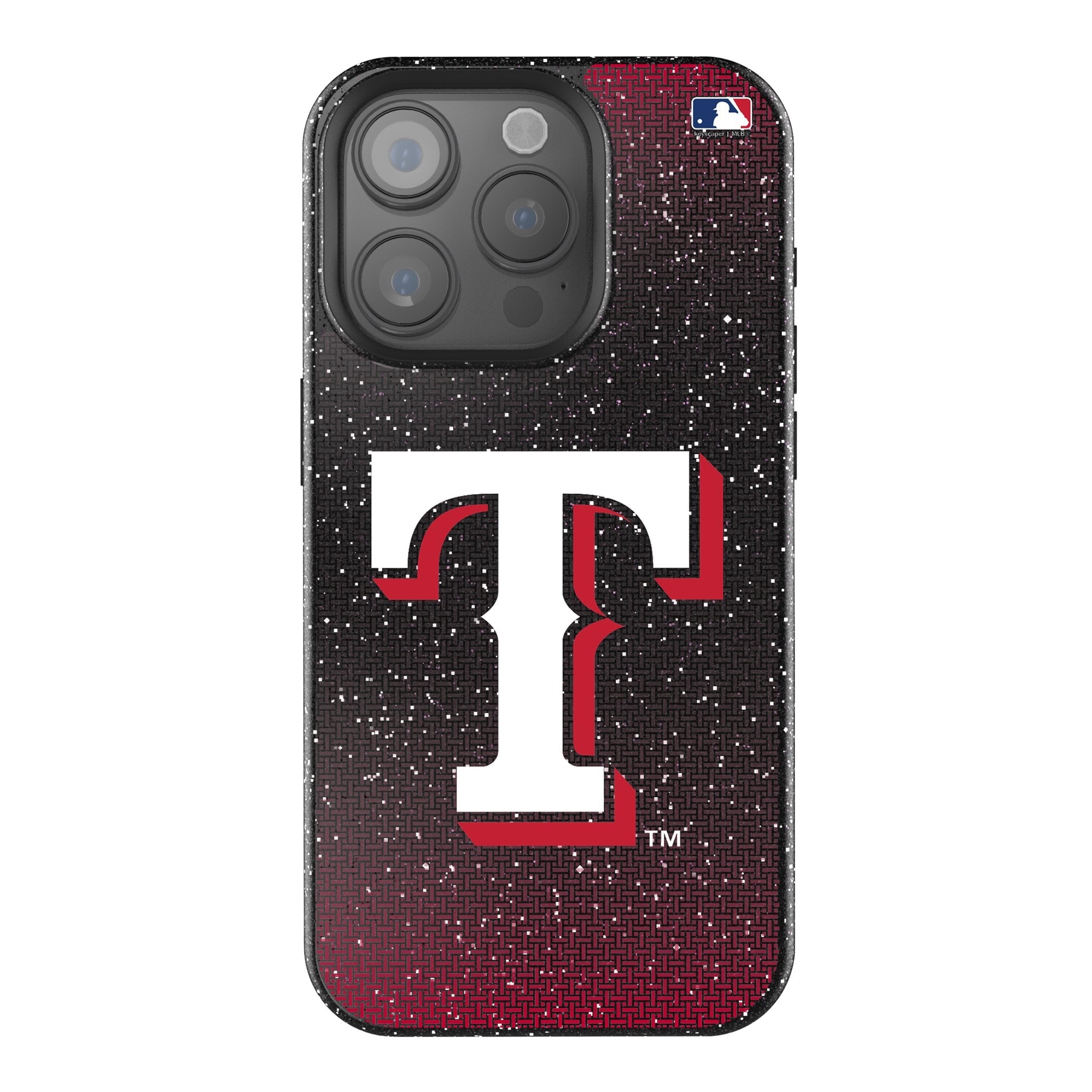 Texas Rangers Linen Bling Phone Case for Apple iPhone 1
