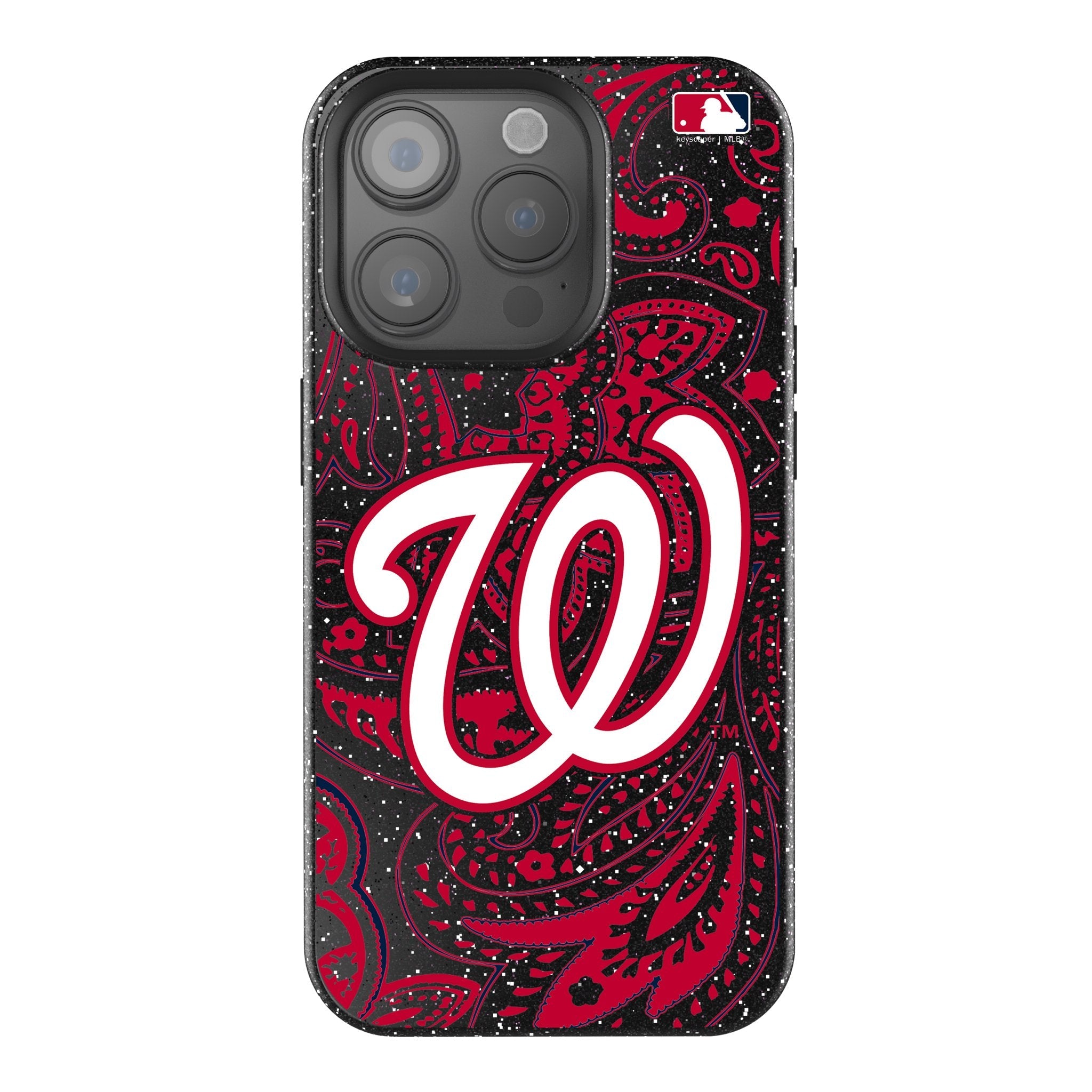Washington Nationals Paisley Bling Phone Case