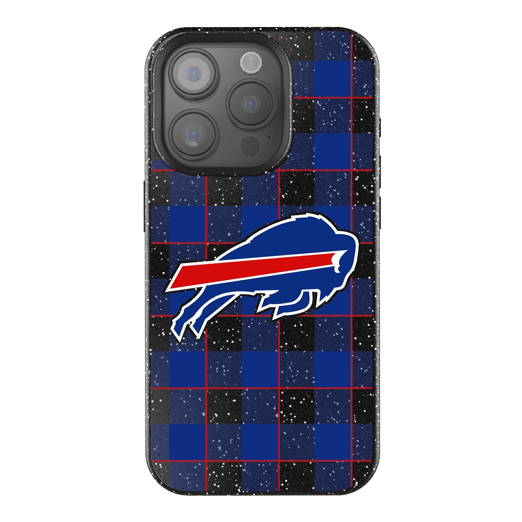 Buffalo Bills Plaid Bling Phone Case 1