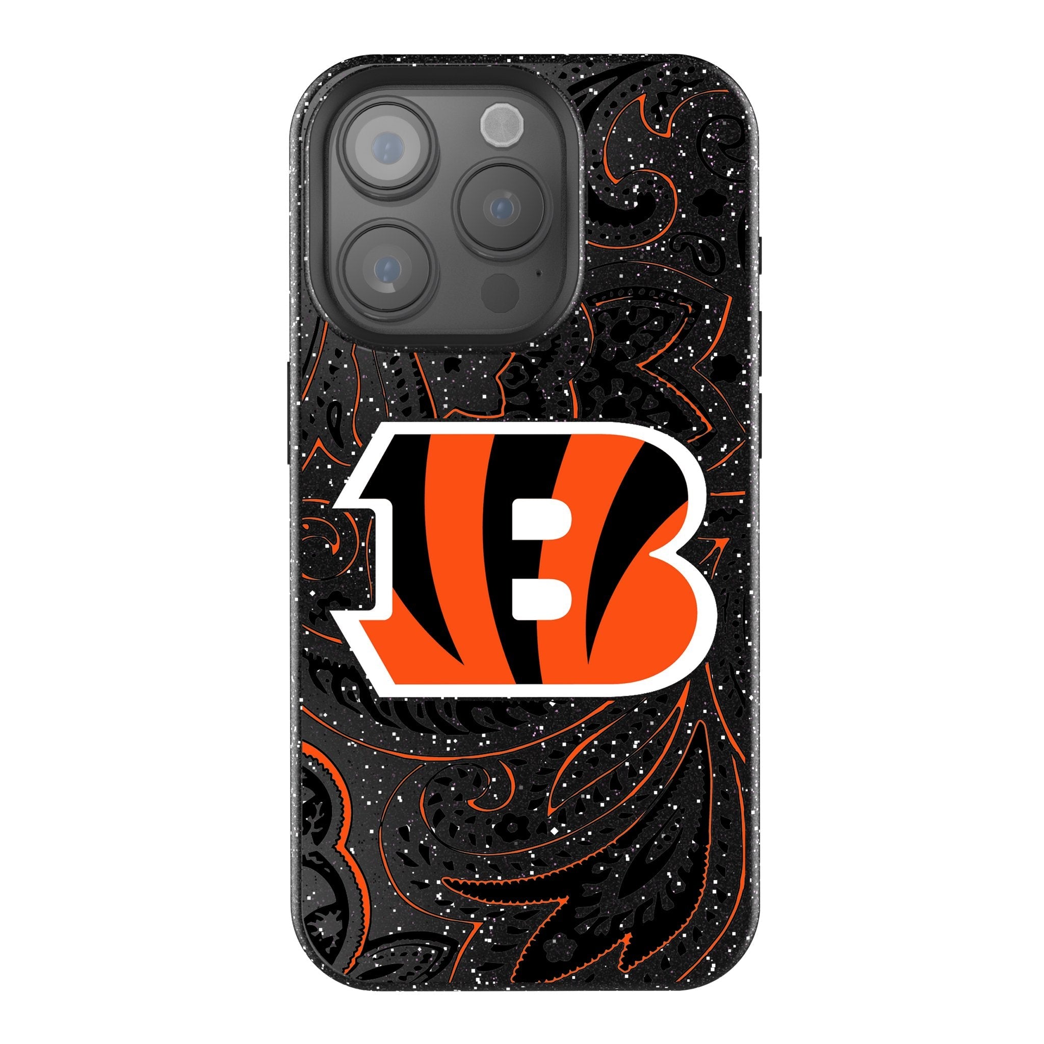 Cincinnati Bengals Paisley Bling Phone Case 1
