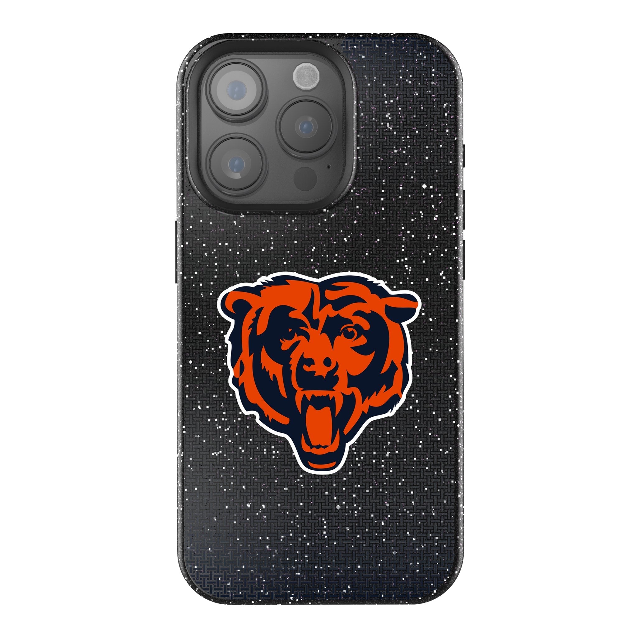 Chicago Bears Linen Bling Phone Case for Apple iPhone 1