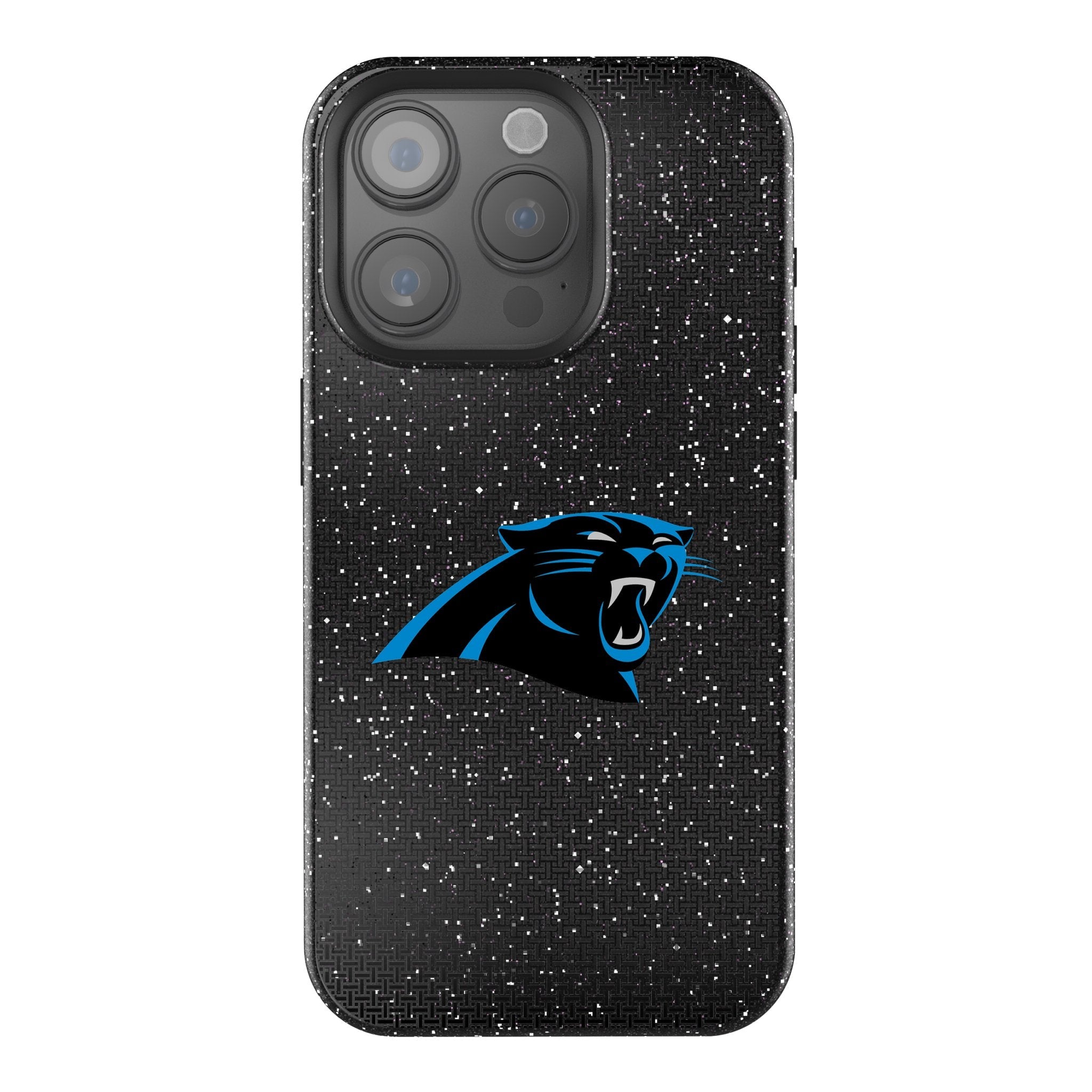 Carolina Panthers Linen Bling Phone Case for Apple iPhone 1