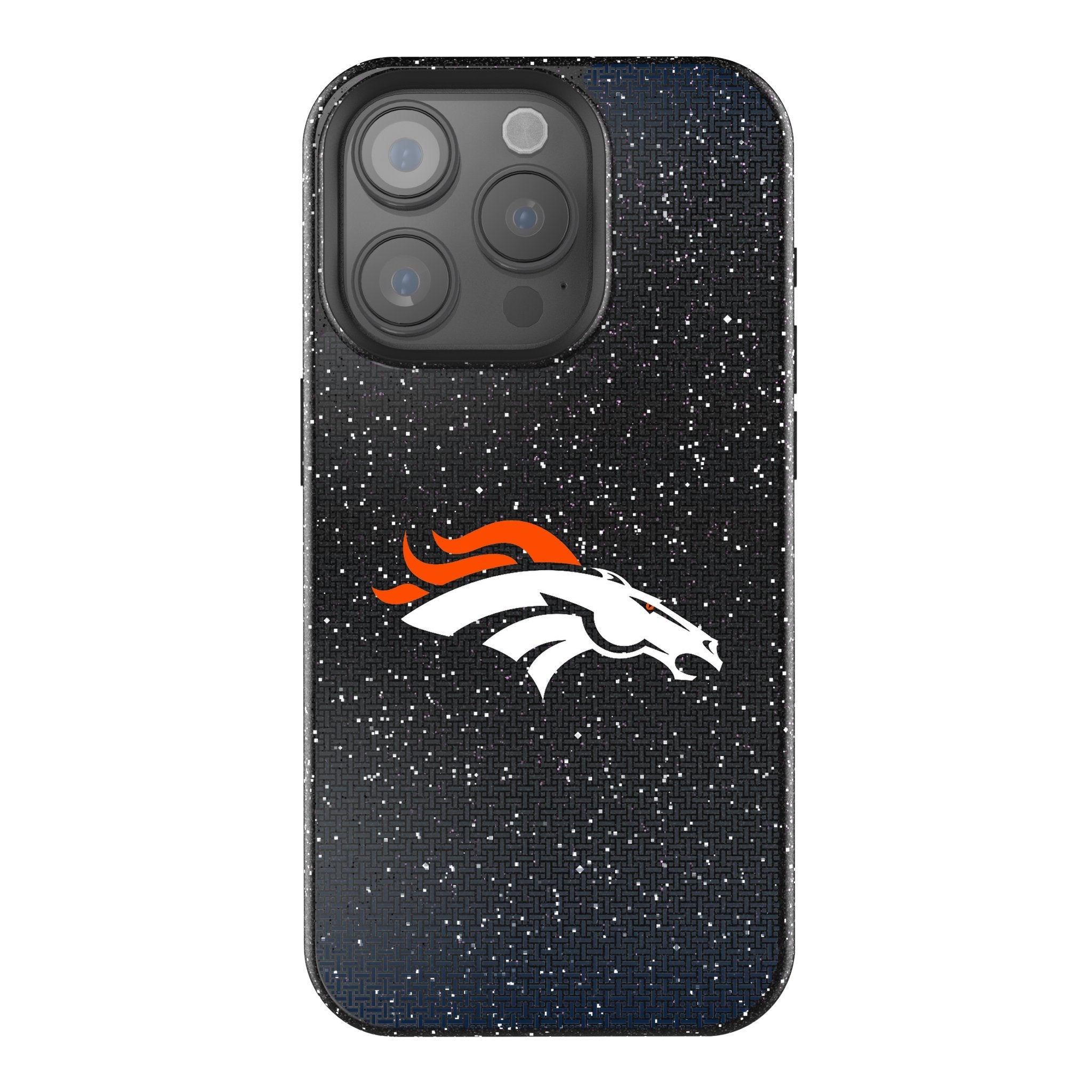 Denver Broncos Linen Bling Phone Case for Apple iPhone 1