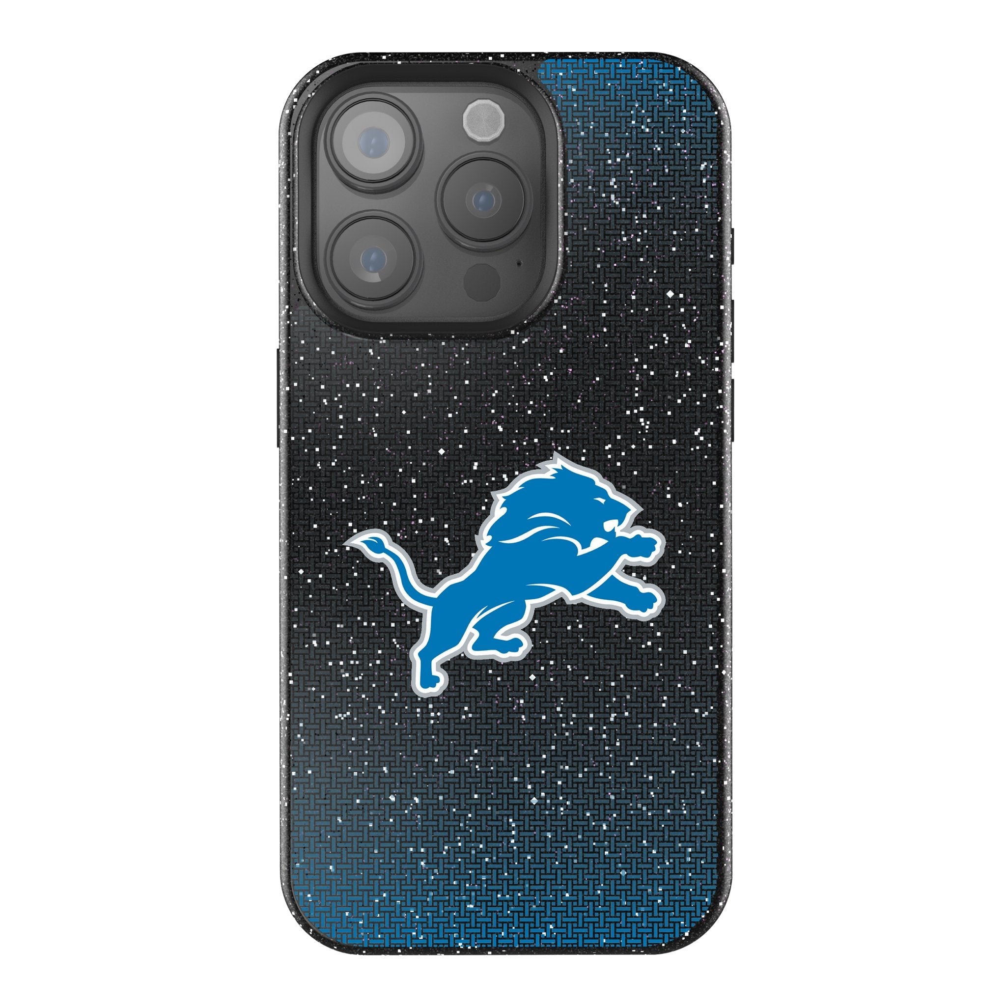 Detroit Lions Linen Bling Phone Case for Apple iPhone 1