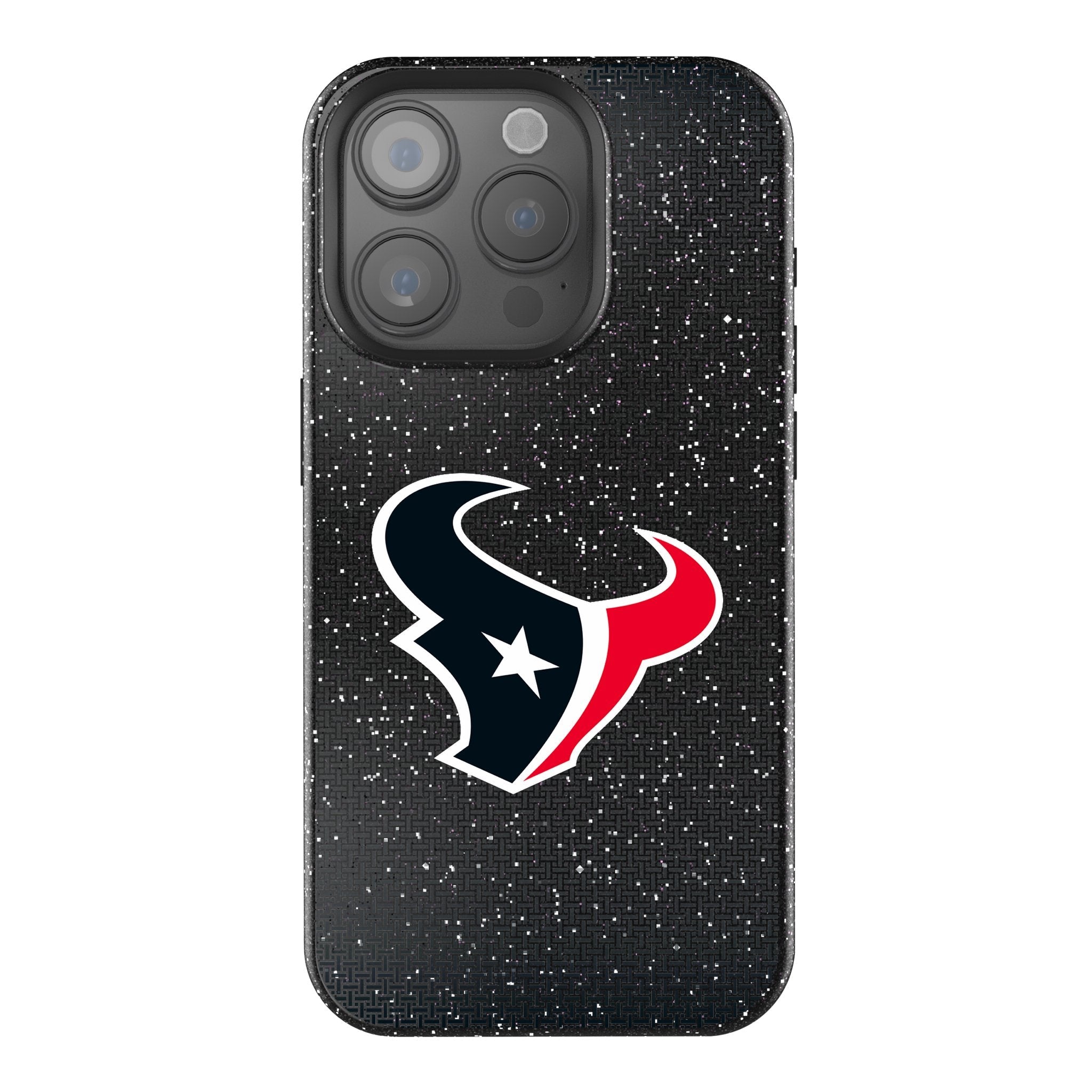 Houston Texans Linen Bling Phone Case for Apple iPhone 1