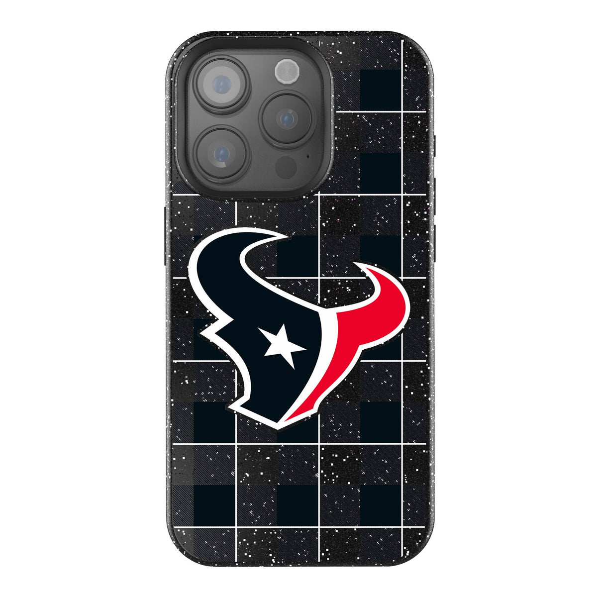 Houston Texans Plaid Bling Phone Case