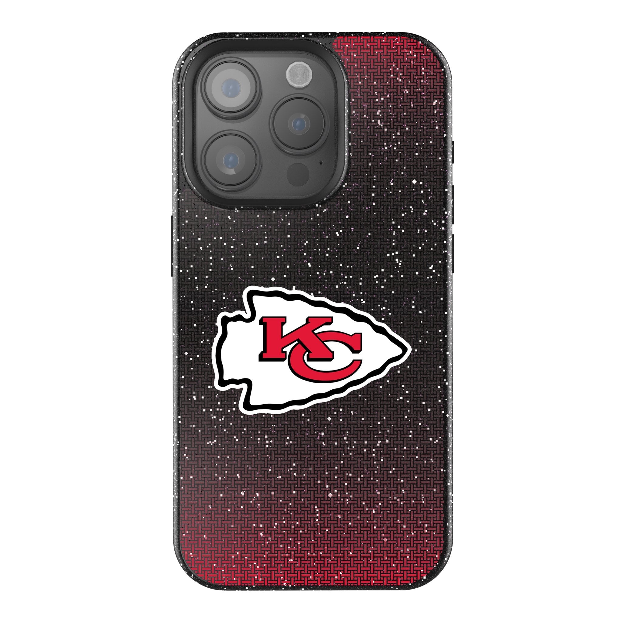 Kansas City Chiefs Linen Bling Phone Case for Apple iPhone 1