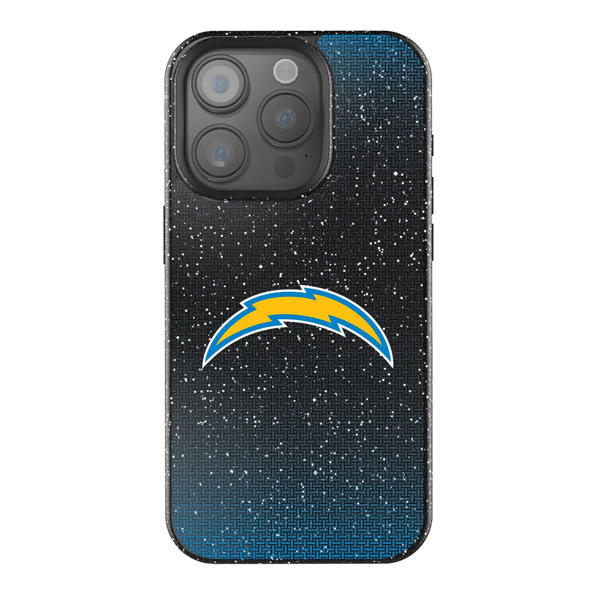 Los Angeles Chargers Linen Bling Phone Case for Apple iPhone 1