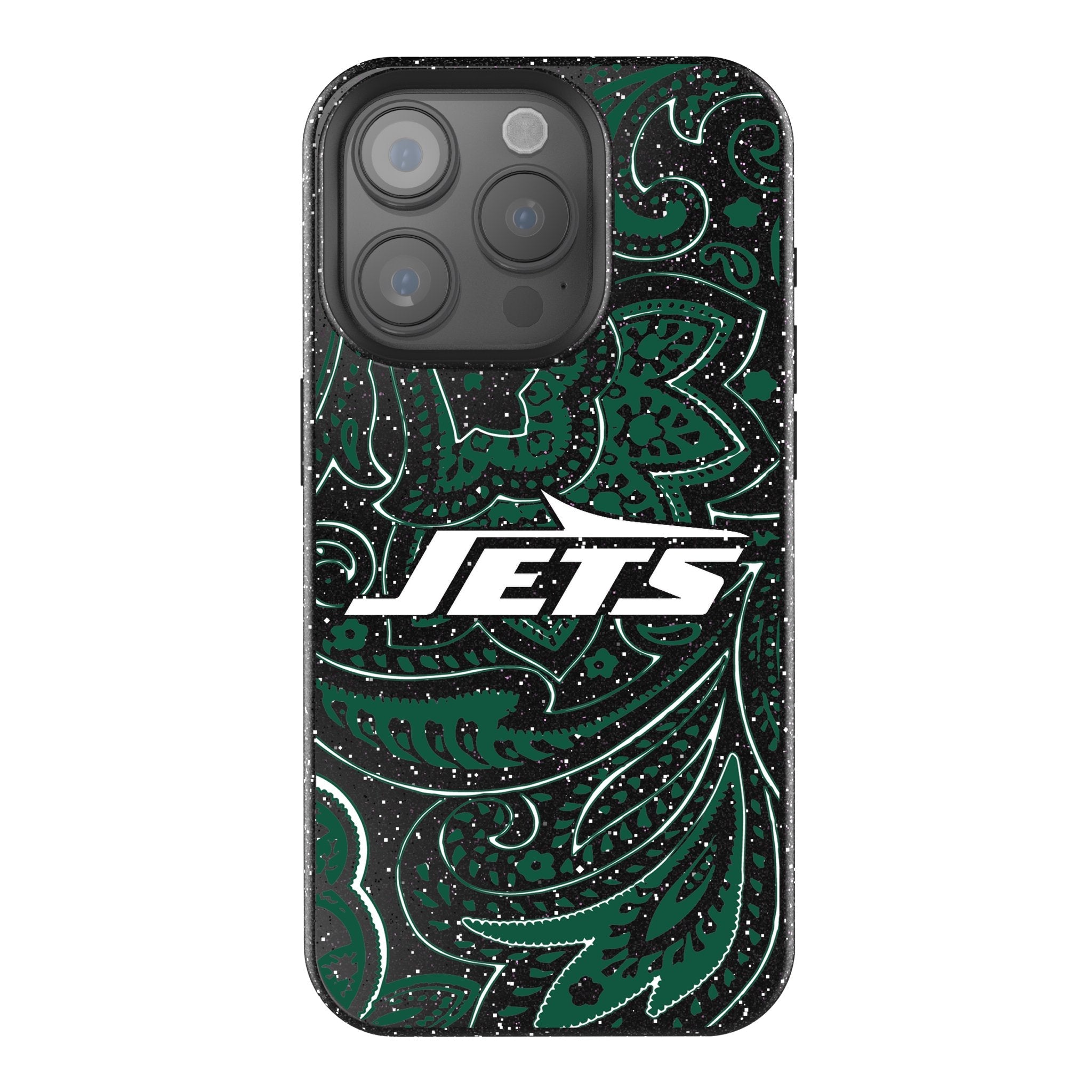 New York Jets Paisley Bling Phone Case 1