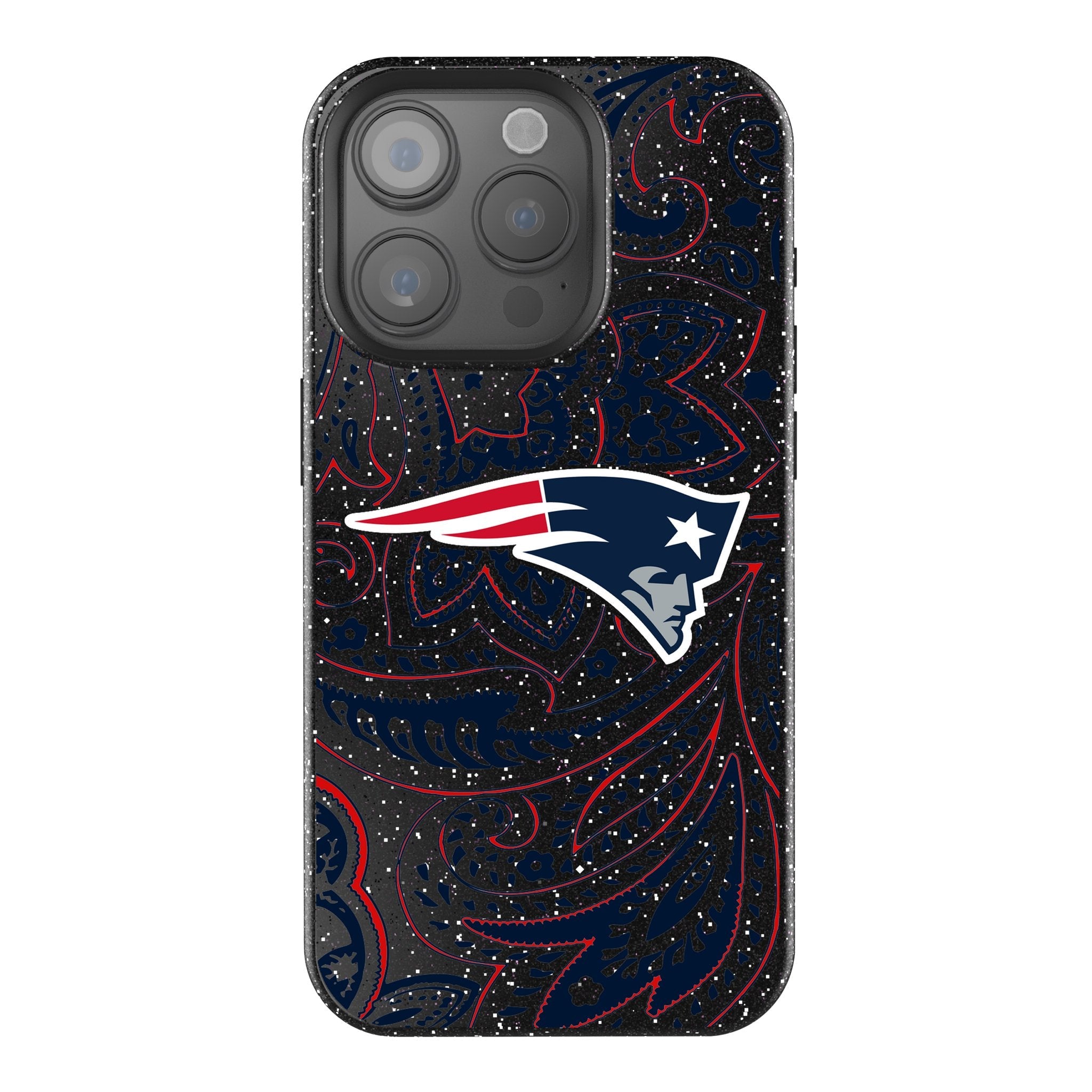 New England Patriots Paisley Bling Phone Case 1