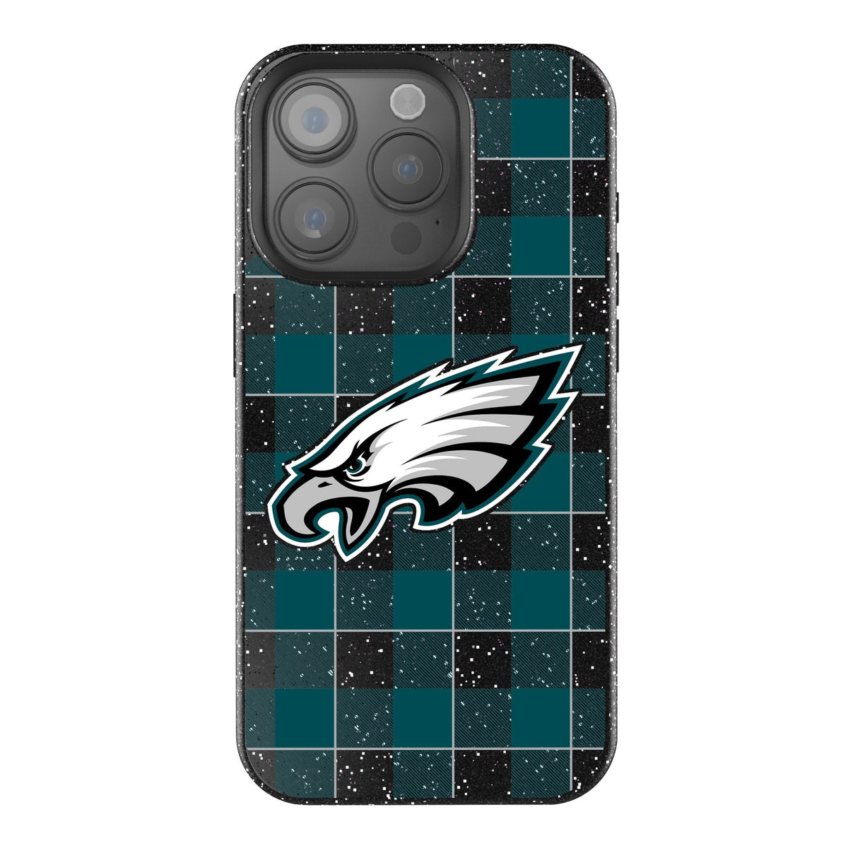 Philadelphia Eagles Plaid Bling Phone Case 1