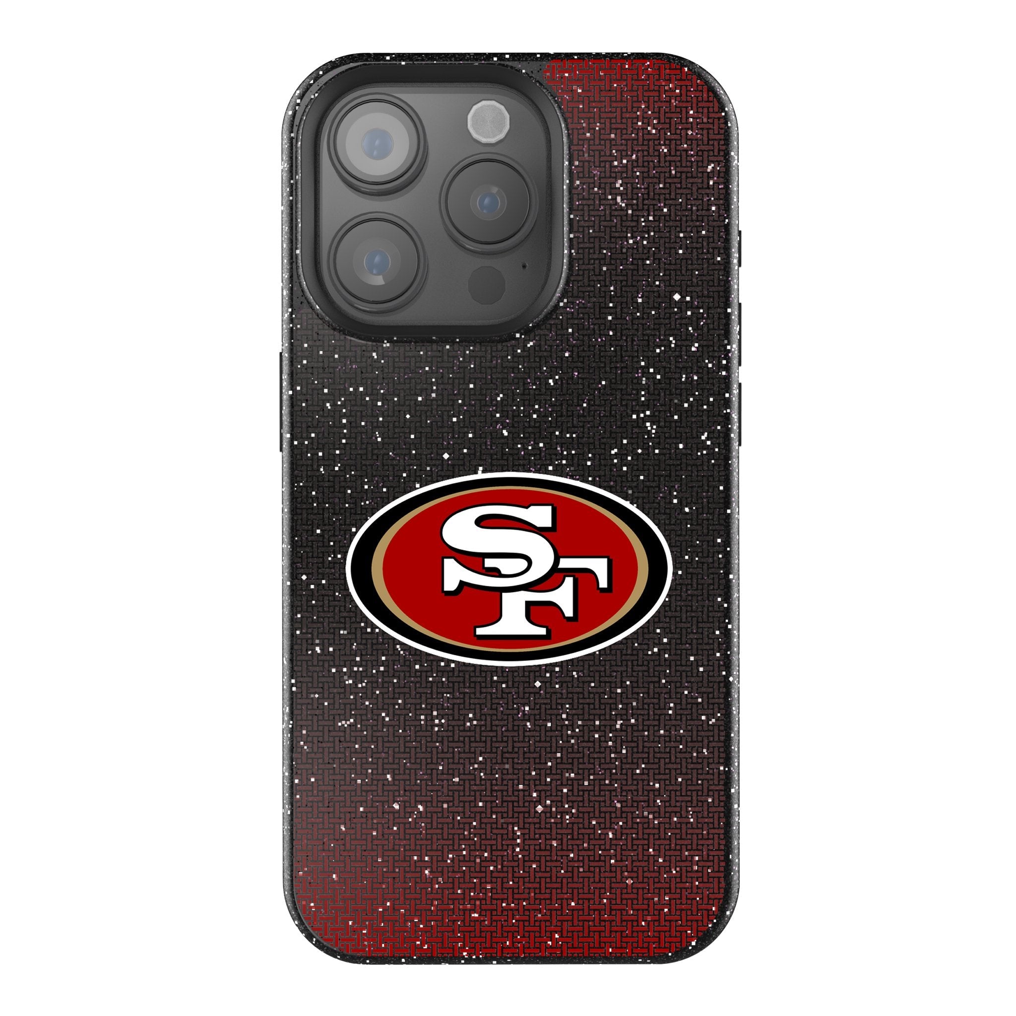 San Francisco 49ers Linen Bling Phone Case for Apple iPhone 1