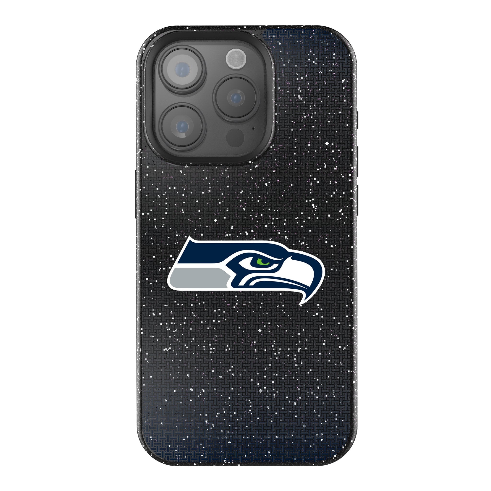 Seattle Seahawks Linen Bling Phone Case for Apple iPhone 1