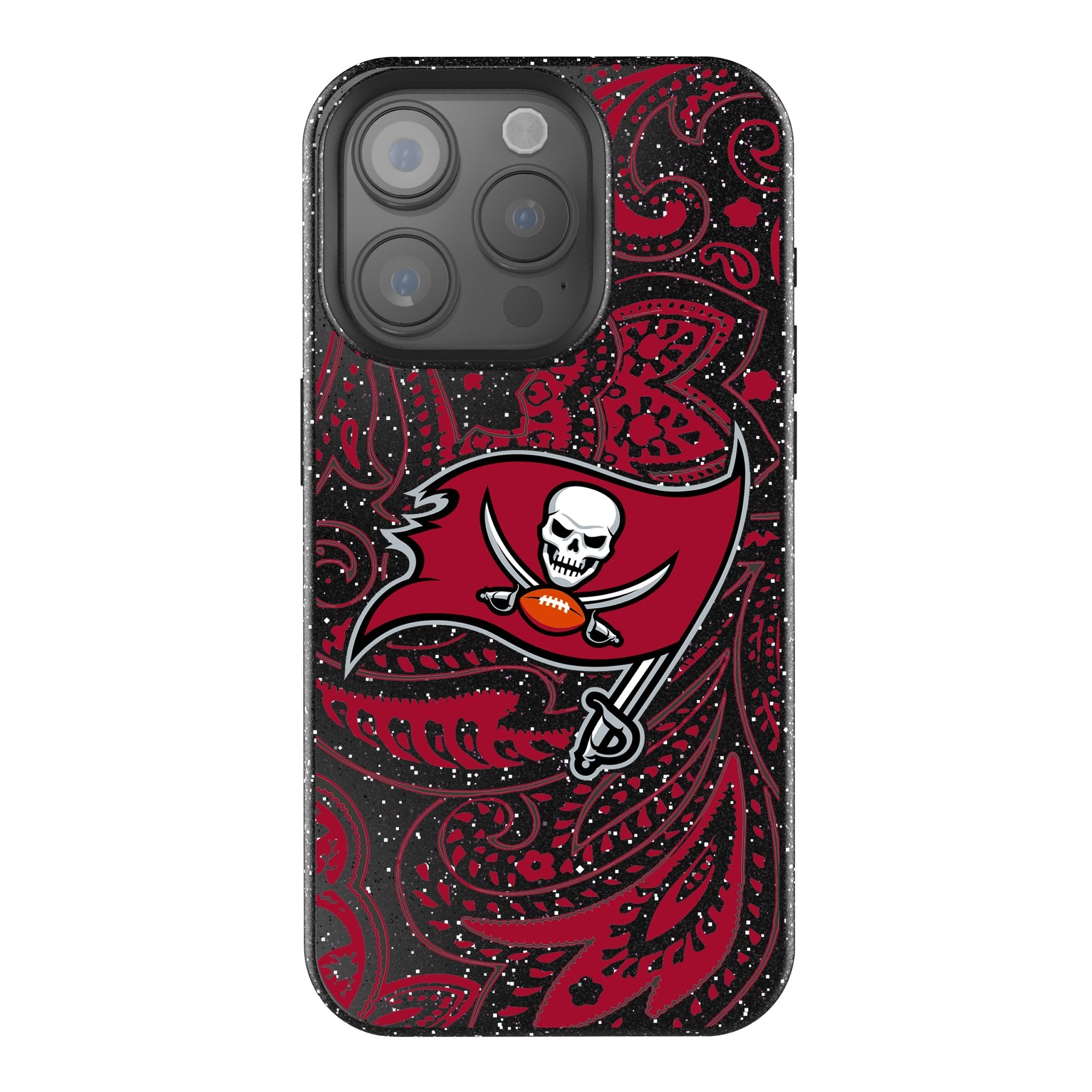 Tampa Bay Buccaneers Paisley Bling Phone Case 1