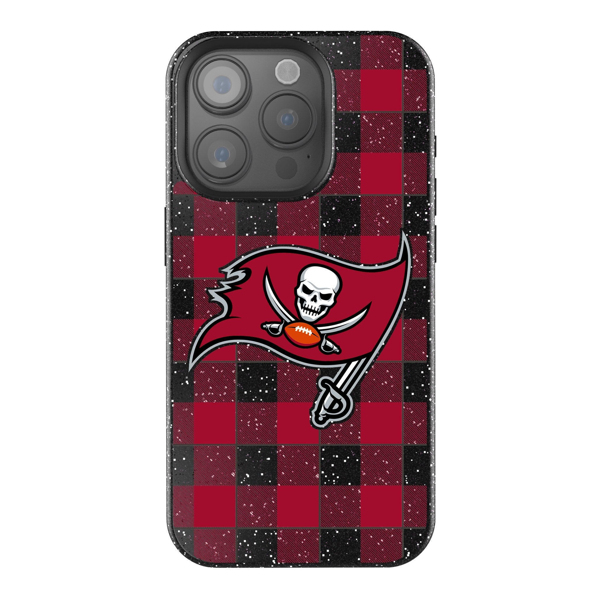 Tampa Bay Buccaneers Plaid Bling Phone Case 1